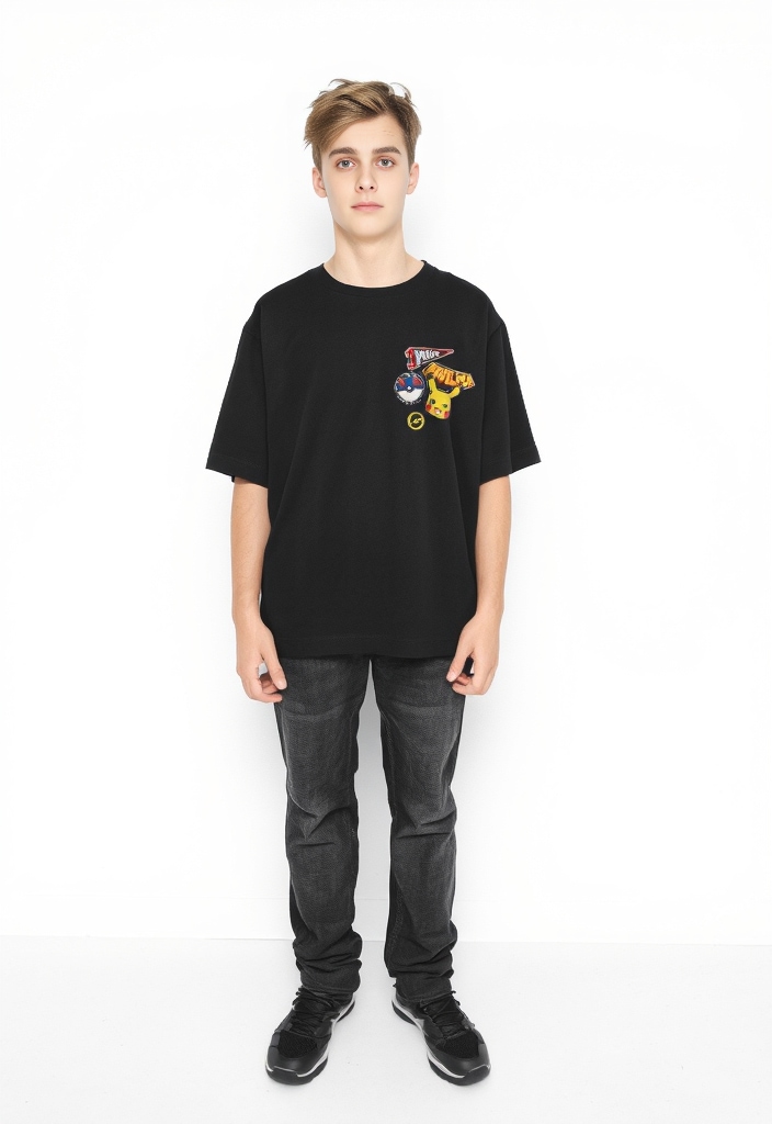 Image of Name It T-Shirt "NKMJENO POKEMON NREG SS TOP BOX NOOS SKY"