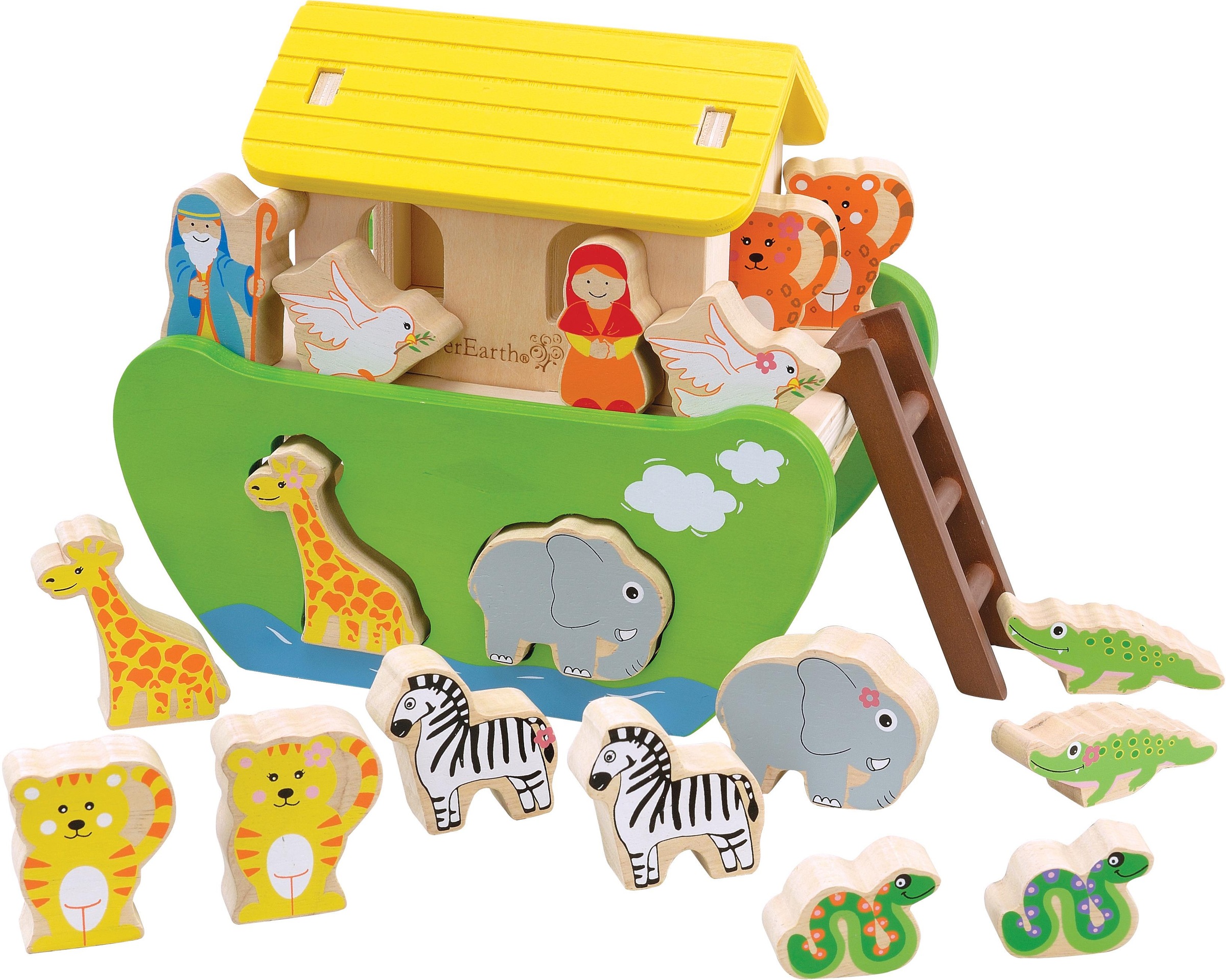 Image of EverEarth® Spielbausteine »Arche Noah zum Sortieren und Stecken«, FSC®- schützt Wald - weltweit bei Ackermann Versand Schweiz