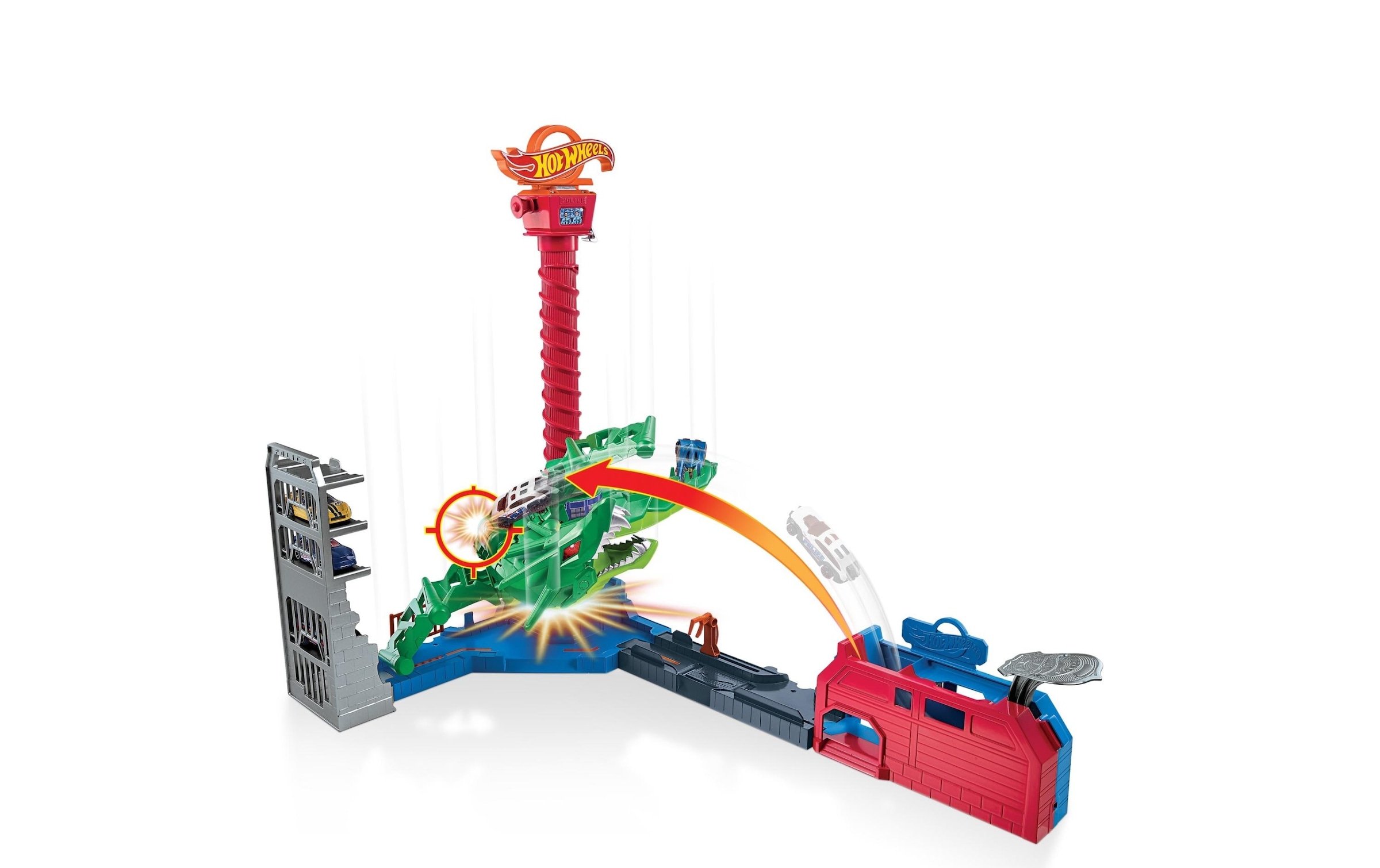 Hot Wheels Autorennbahn »City Drachen Luftangriff«