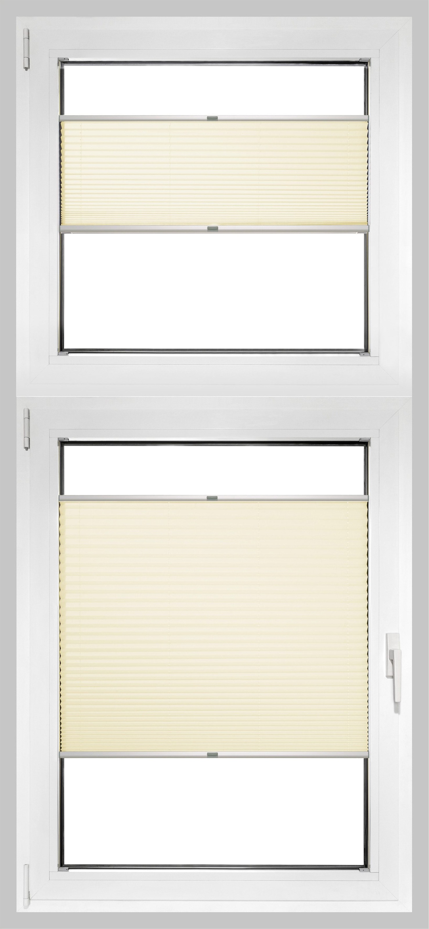 Image of Good Life Plissee nach Mass »Rena«, Lichtschutz, Perlreflex-beschichtet, mit Bohren, verspannt, silberfarbene Profilschiene, Stoffmuster erhältlich bei Ackermann Versand Schweiz