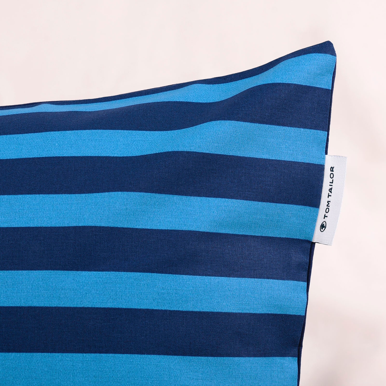 TOM TAILOR HOME Linge de lit »MEDIUM STRIPES in Gr. 135x200cm, 155x220cm oder 200x220cm« 2 cuis new bedroom, avec fermeture éclair de marque colorée