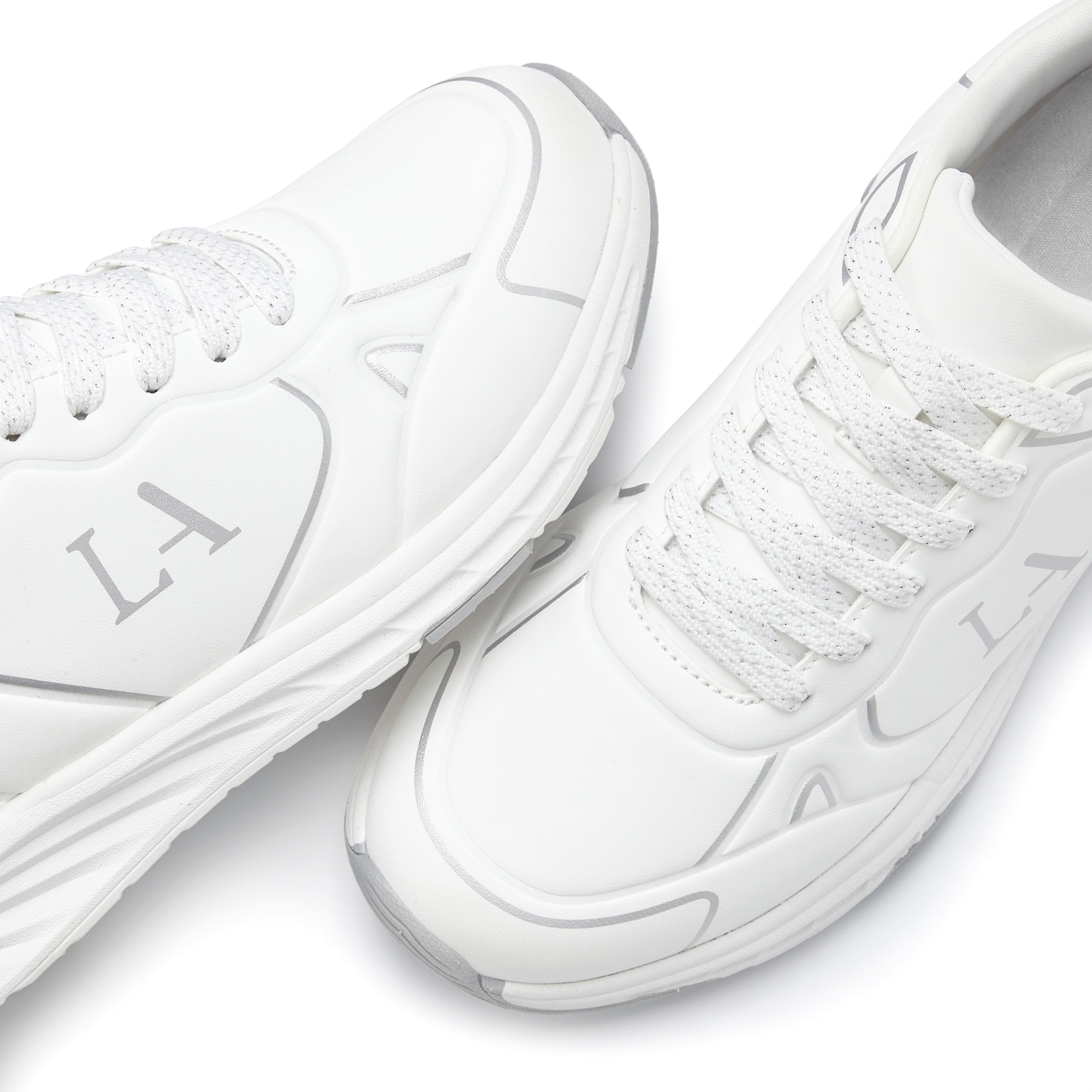 LASCANA Sneaker »Freizeitschuh, Schnürschuh«  mit Farbakzenten VEGAN