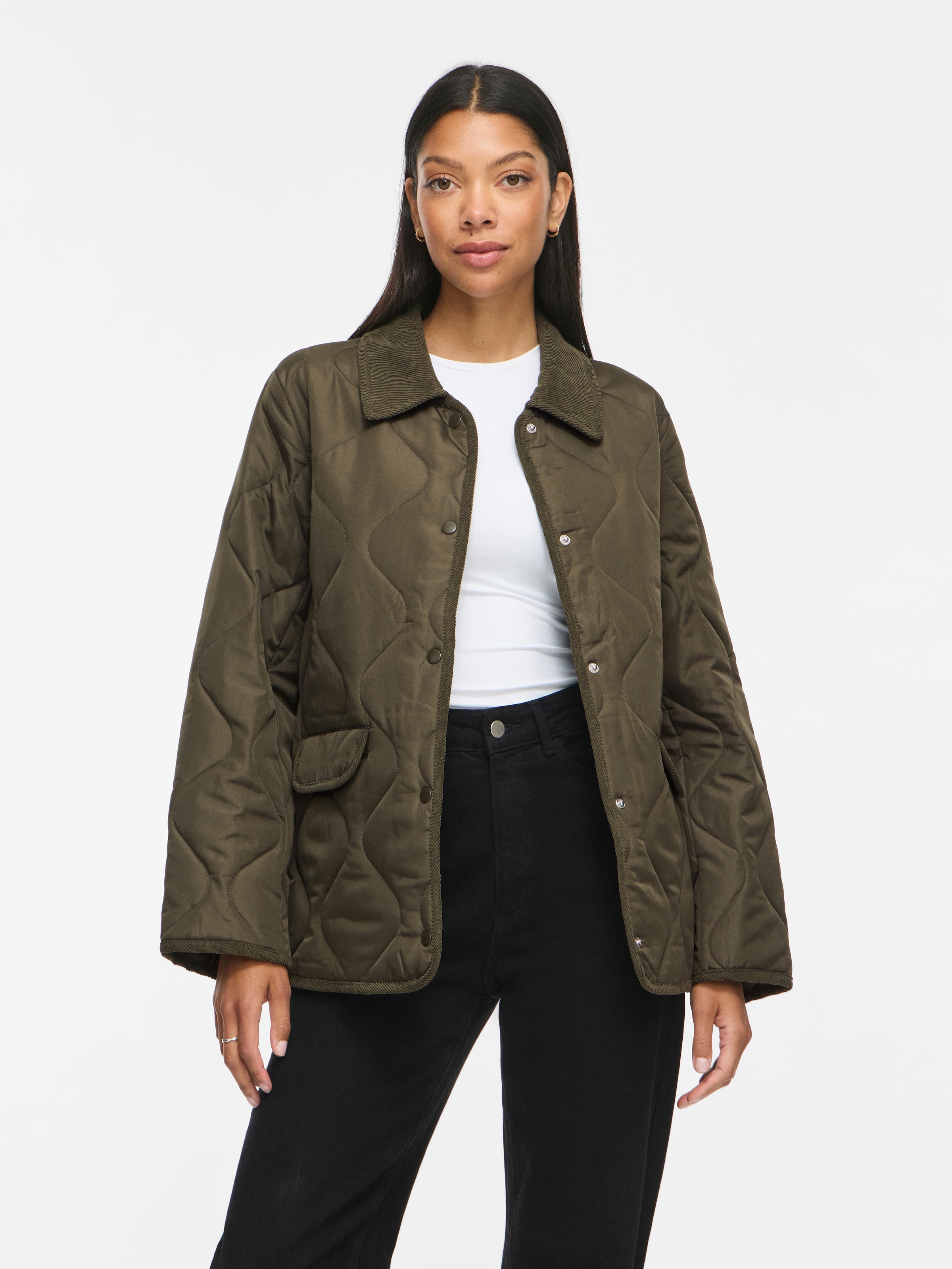 Vila Veste matelassée »VITATE L/S QUILT DETAIL JACKET - NOOS« fibre synthétique