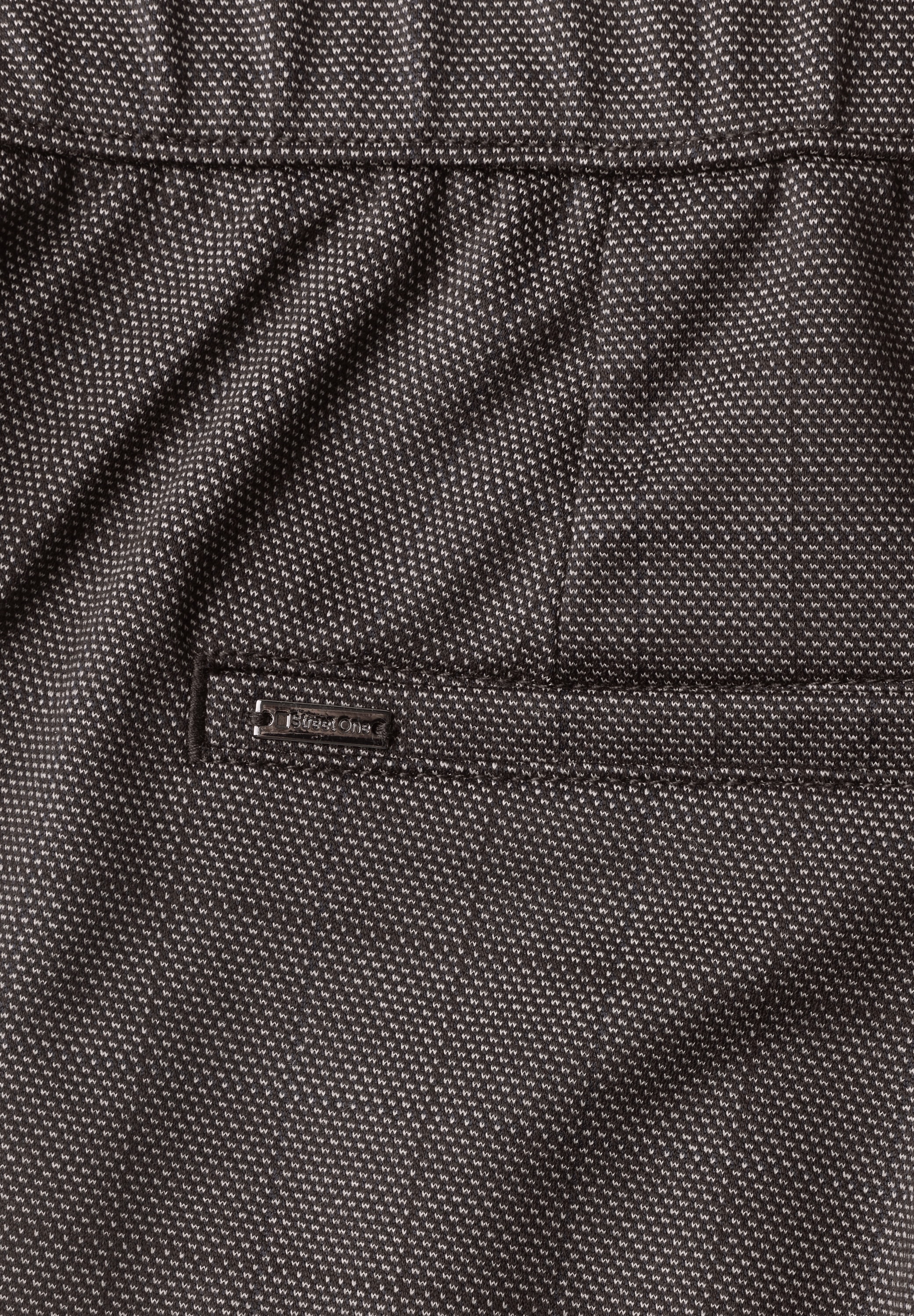 STREET ONE Stoffhose »Style Emee«  Culotte mit Karomuster / Weites Bein / Gummibund