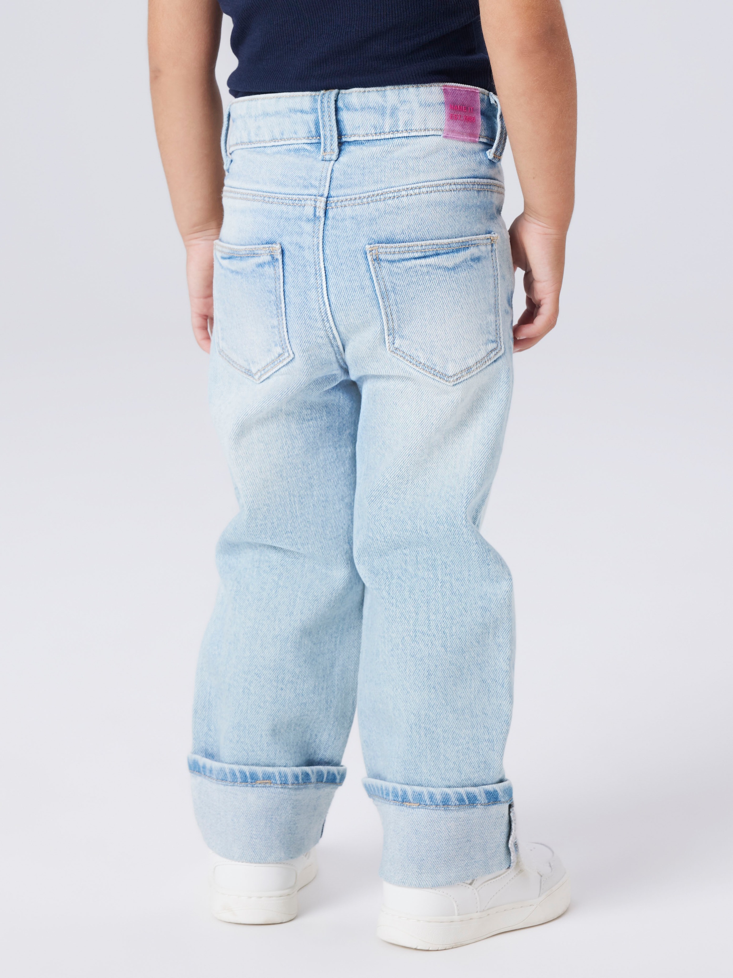 Name It Jeans droit »NMFROSE STRAIGHT FOLD JEANS 4224-AZ NOOS«