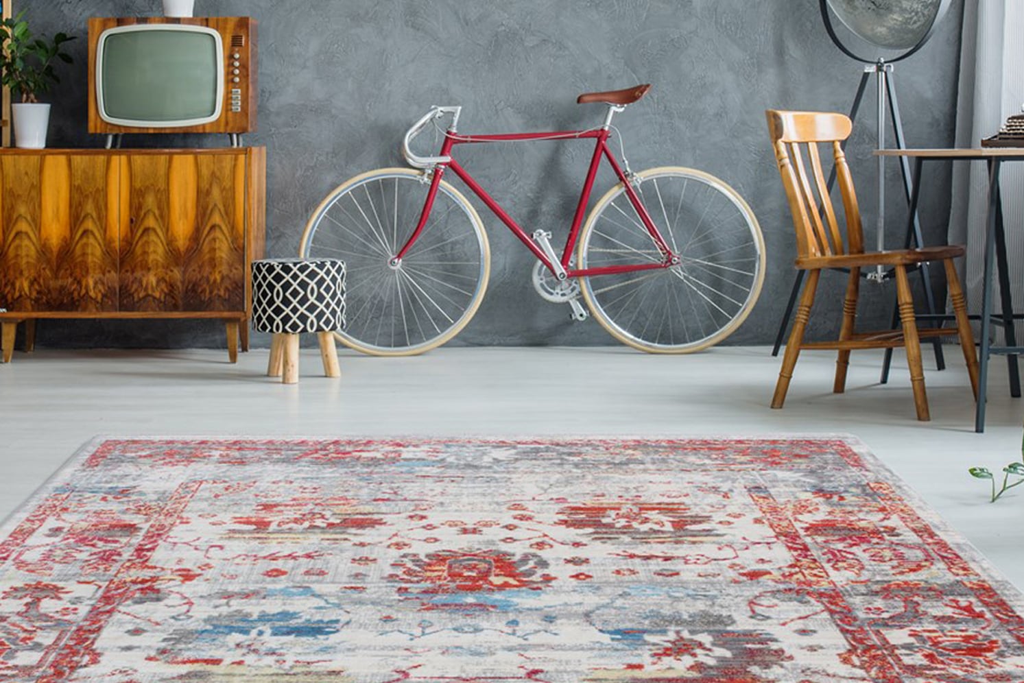 Image of calo-deluxe Teppich "Odalia 100" rechteckig 8 mm Höhe Kurzflor, Wohnzimmer