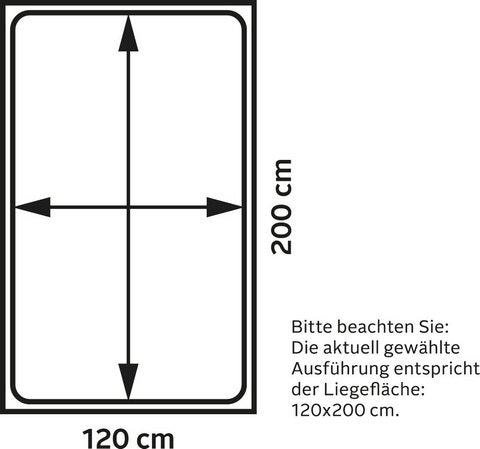 Westfalia Schlafkomfort Boxspringbett, mit Schubkästen und Zierkissen