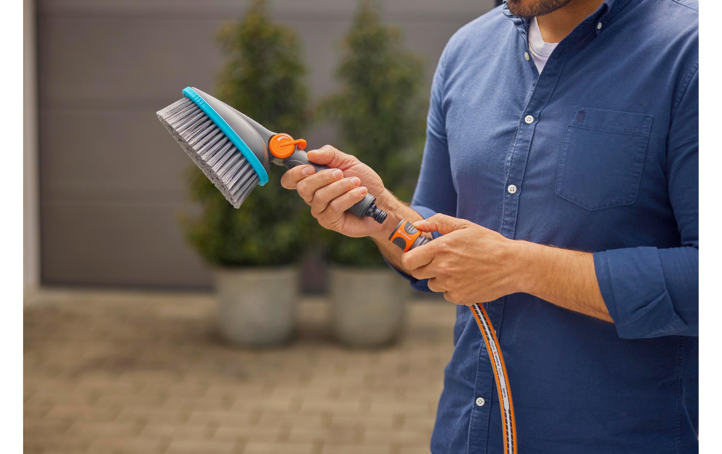 GARDENA Gartenpflege-Set »Handbürste M soft«