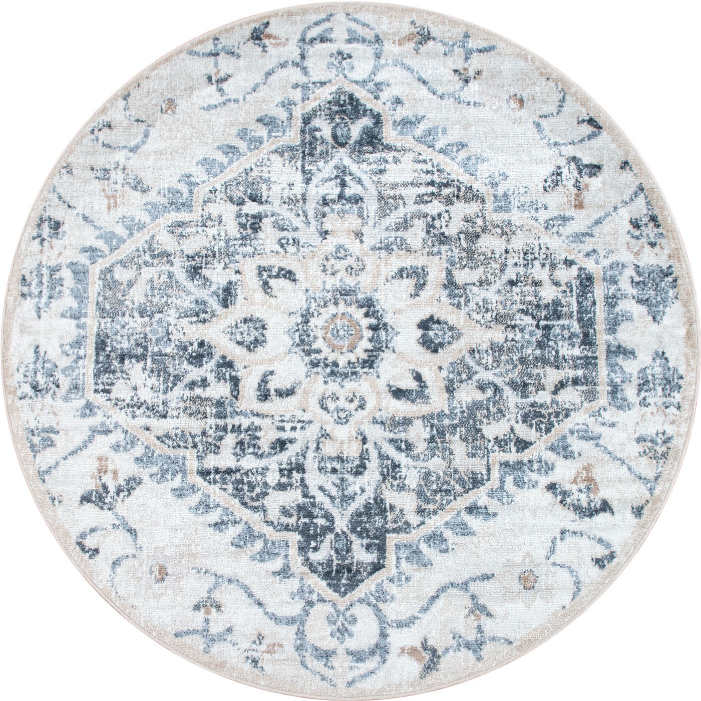 Image of Paco Home Teppich »Tuja 834«, rund, 7 mm Höhe, Kurzflor, Wohnzimmer bei Ackermann Versand Schweiz