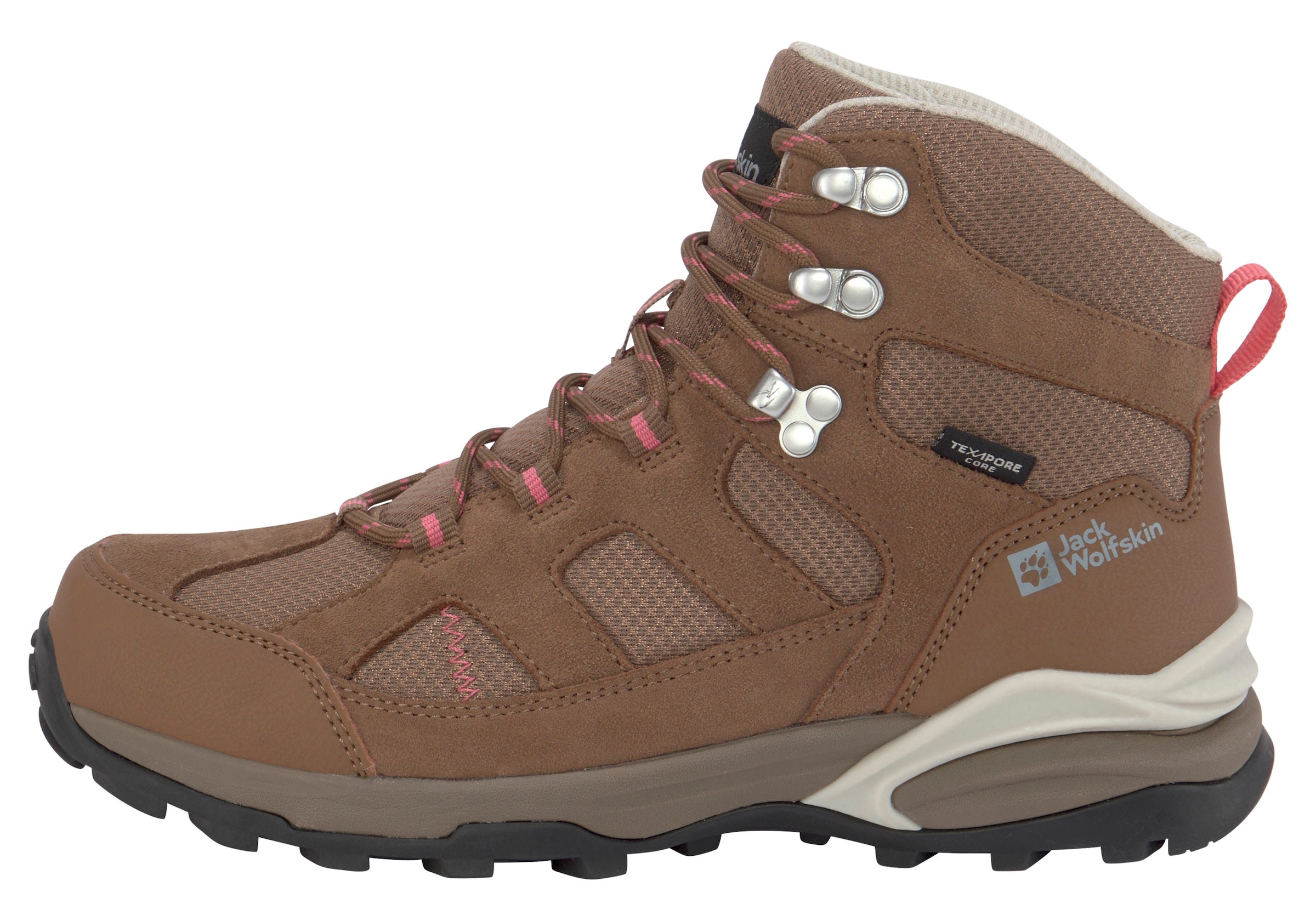 Jack Wolfskin Wanderschuh »TRAIL HIKER TEXAPORE MID W«, wasserdicht