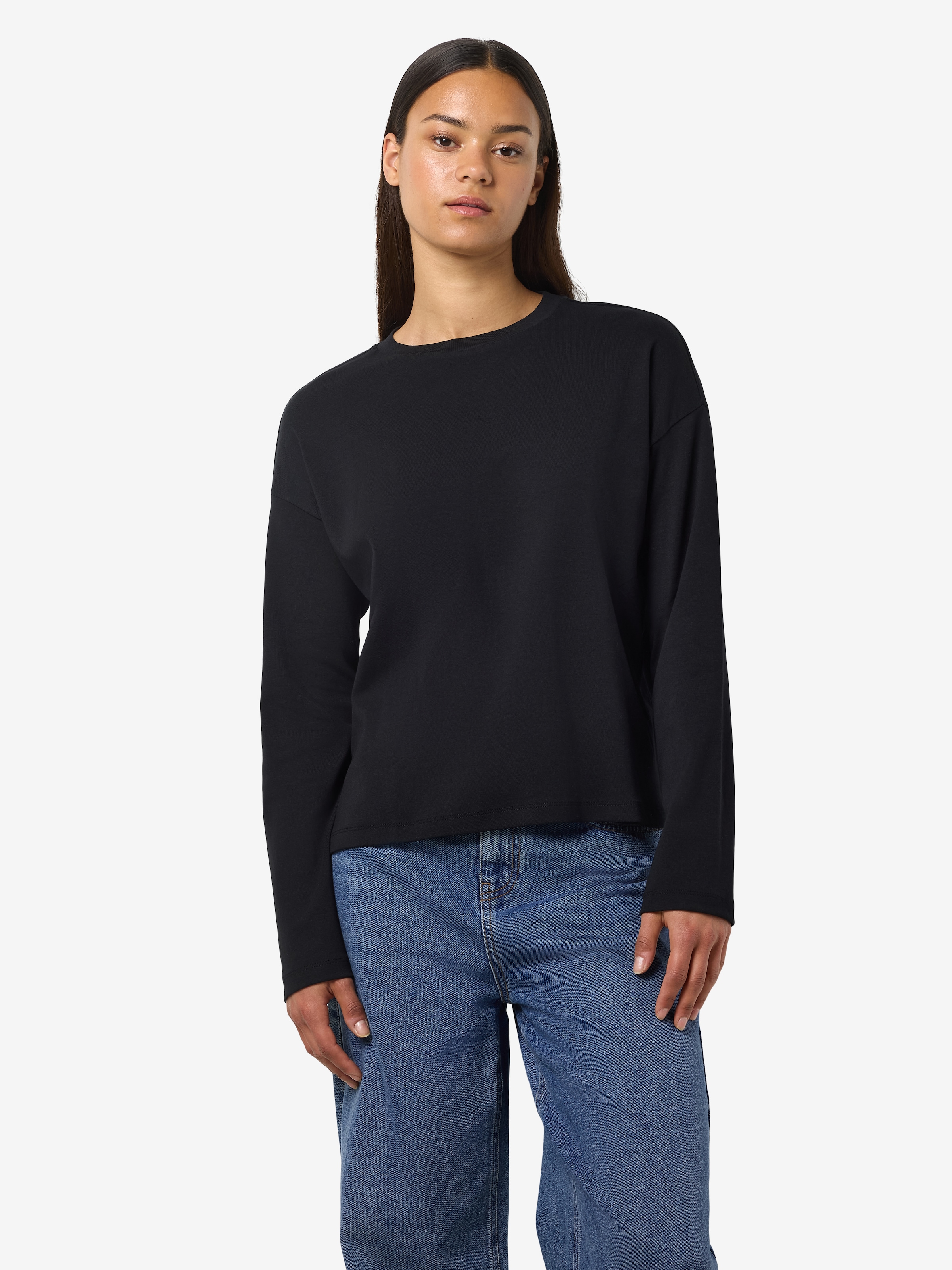 Image of Noisy may Langarmshirt "NMMOCCA L/S REGULAR FIT TOP JRS FWD NOOS"