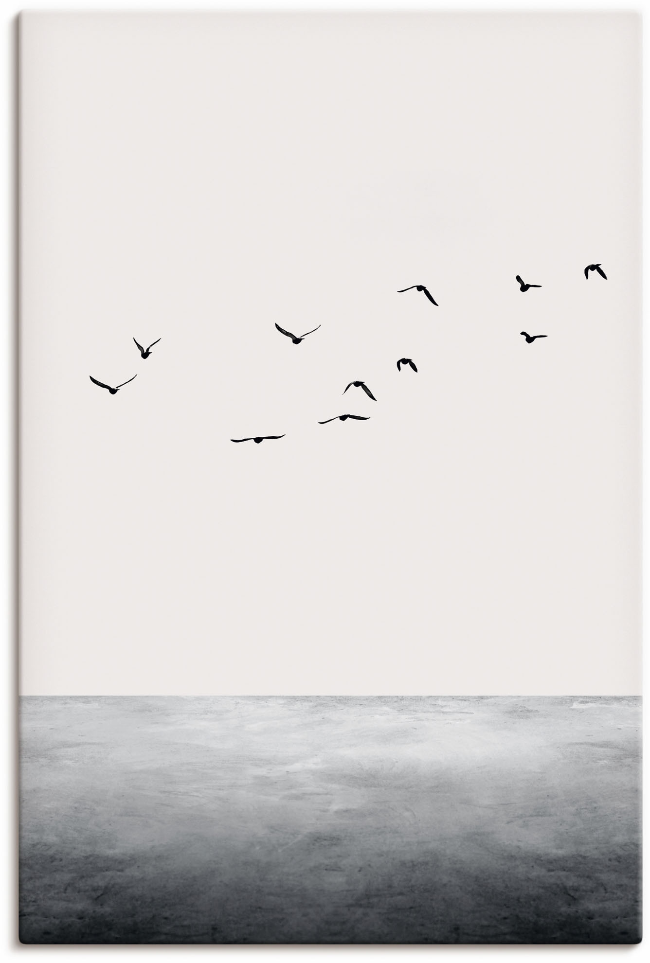 Image of Artland Leinwandbild "Der Ozean" Meer Bilder 1 Stk. tlg. auf Holzrahmen gespannt