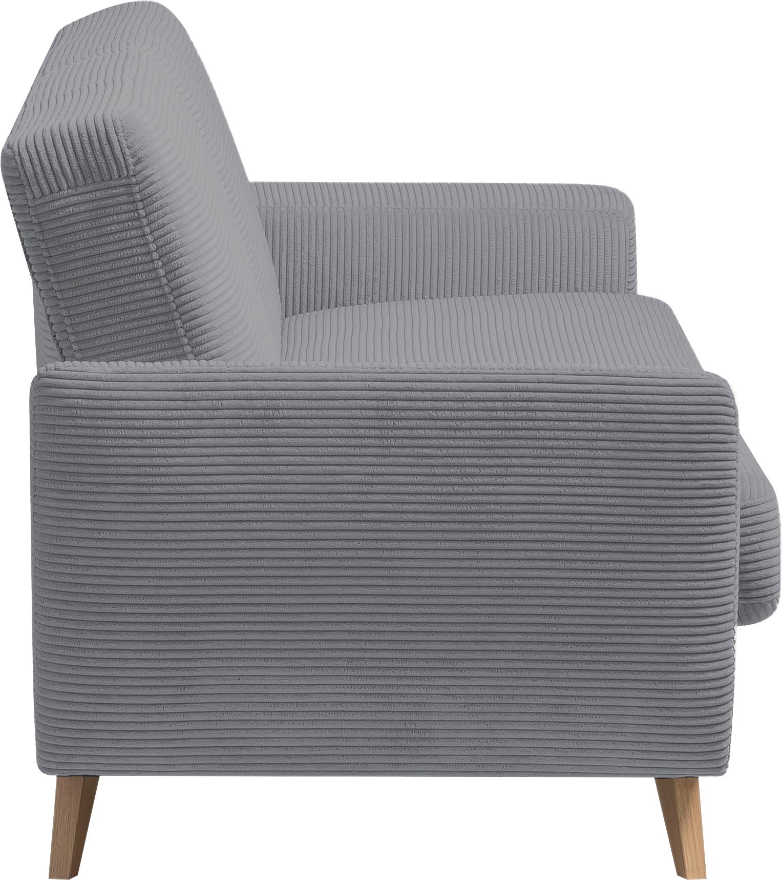 exxpo - sofa fashion 3-Sitzer »Samso, elegant und bequem, aktueller Cord Bezug, Kippcouch«, hochwertige Verarbeitung, Schlafsofa inkl. Bettfunktion und Bettkasten