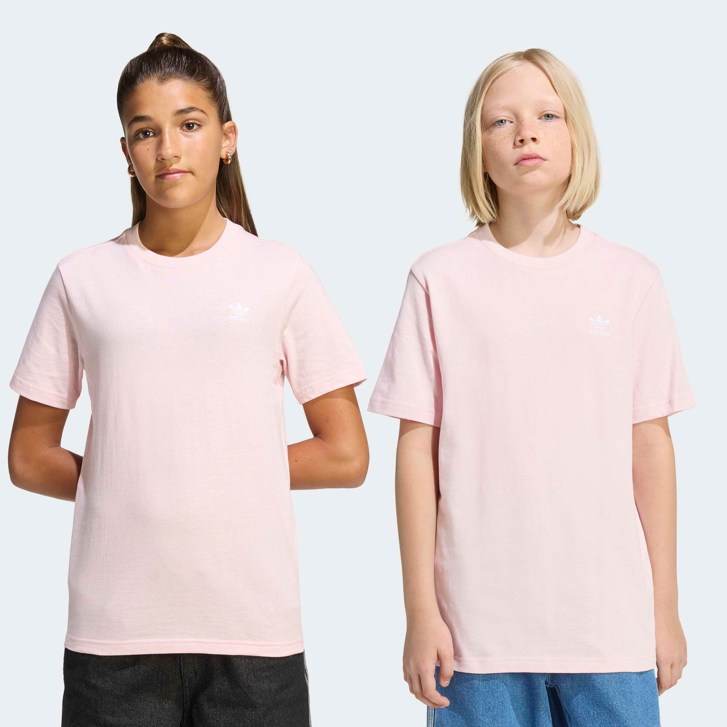 adidas Originals T-shirt »TEE« für Kinder und Teens, mit gerippten Details, mit Rundhalsausschnitt