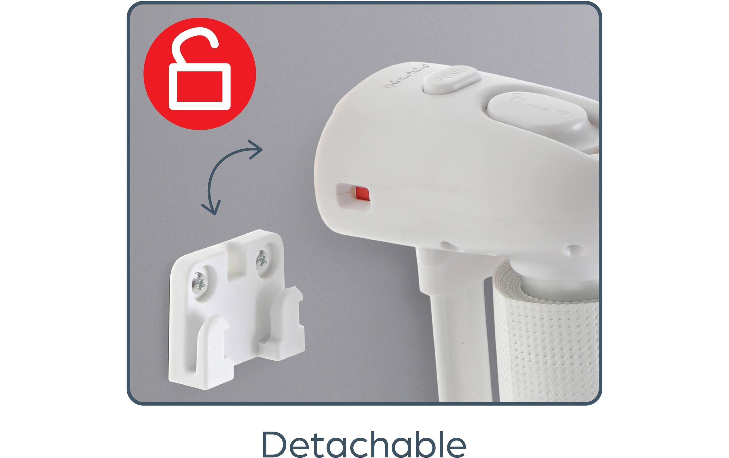 Dreambaby Türschutzgitter »Glide n Hide«