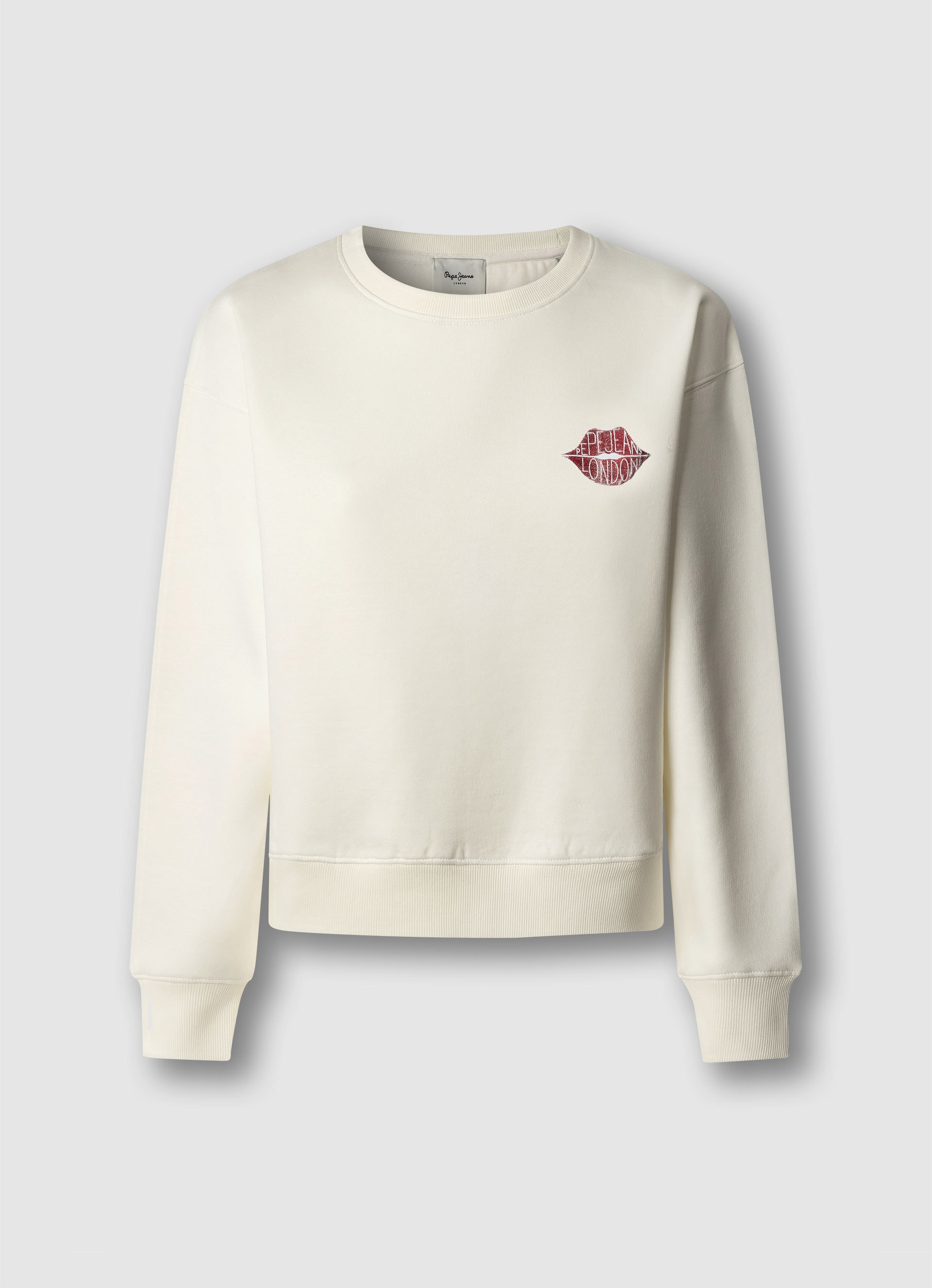 Pepe Jeans Sweatshirt »LETHA«, mit geripptem Rundhals
