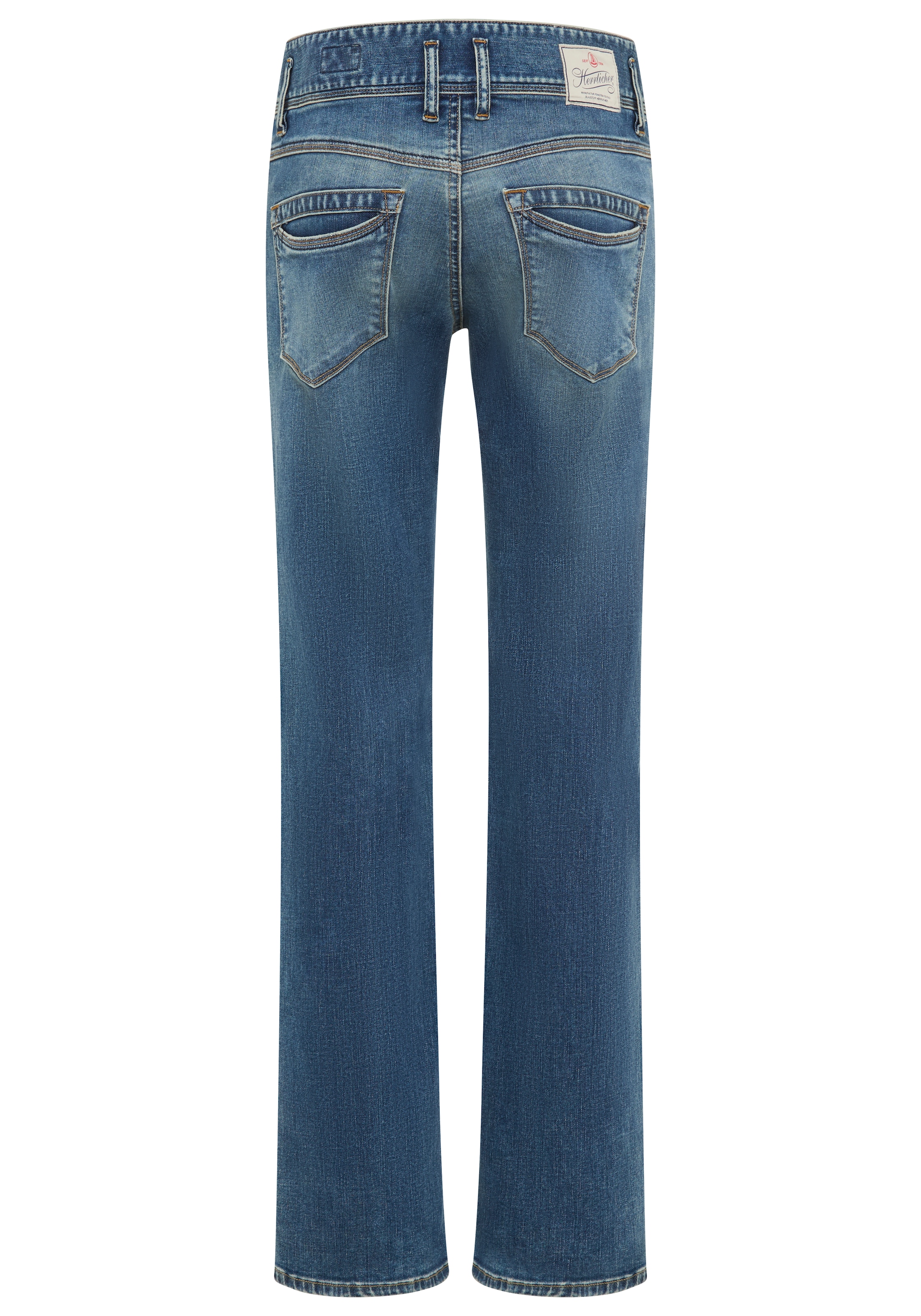 Herrlicher Jeans taille haute »Raya New Straight Denim« im Straight Fit, 3-Knopf-Verschluss