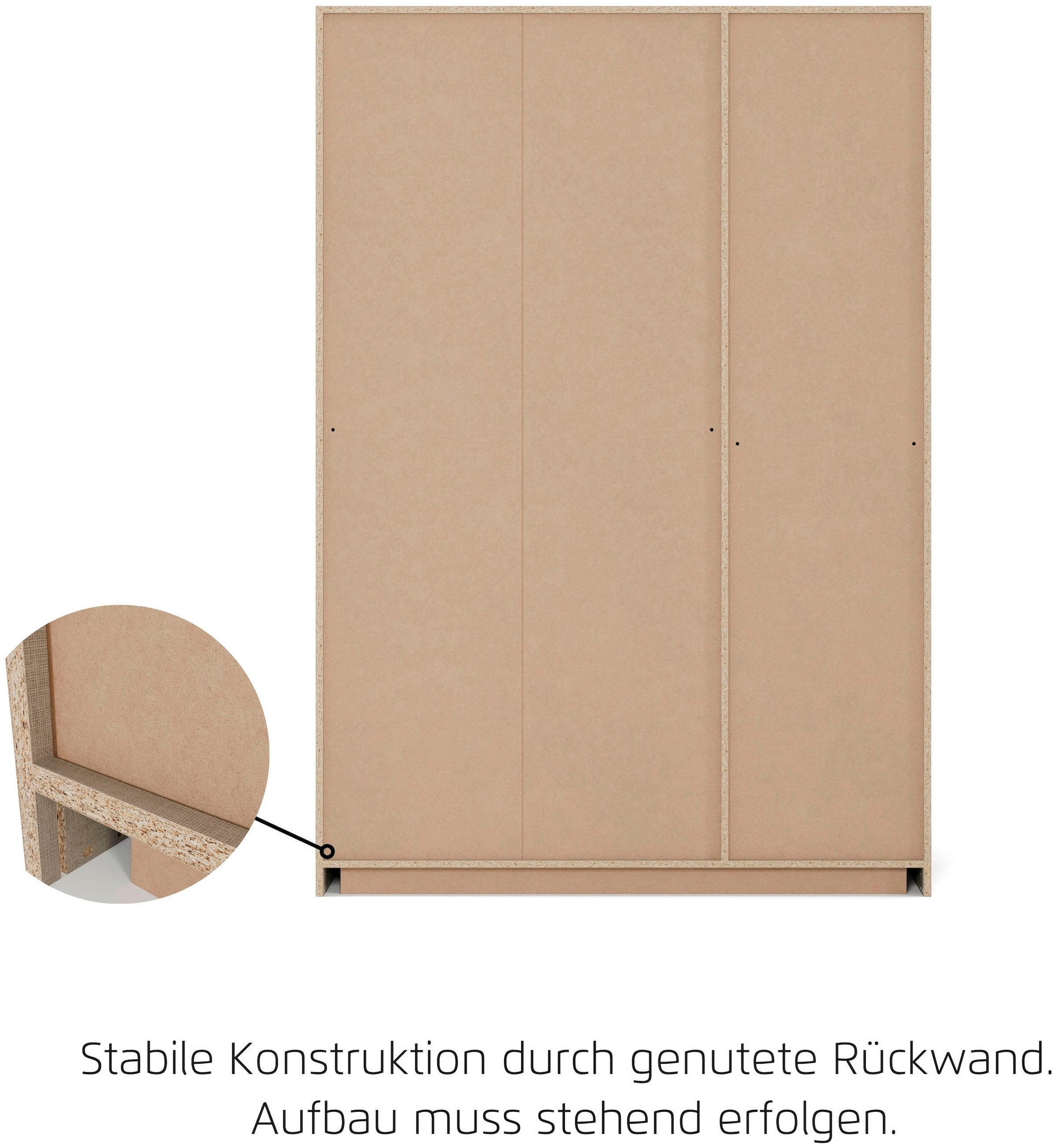 rauch Kleiderschrank »Drehtürenschrank Schrank Garderobe Ankleide FREISING« Breite/Höhe/Tiefe: 91/197/54 cm,  schlichtes Design mit griffloser Front und Griffmulde MADE IN GERMANY