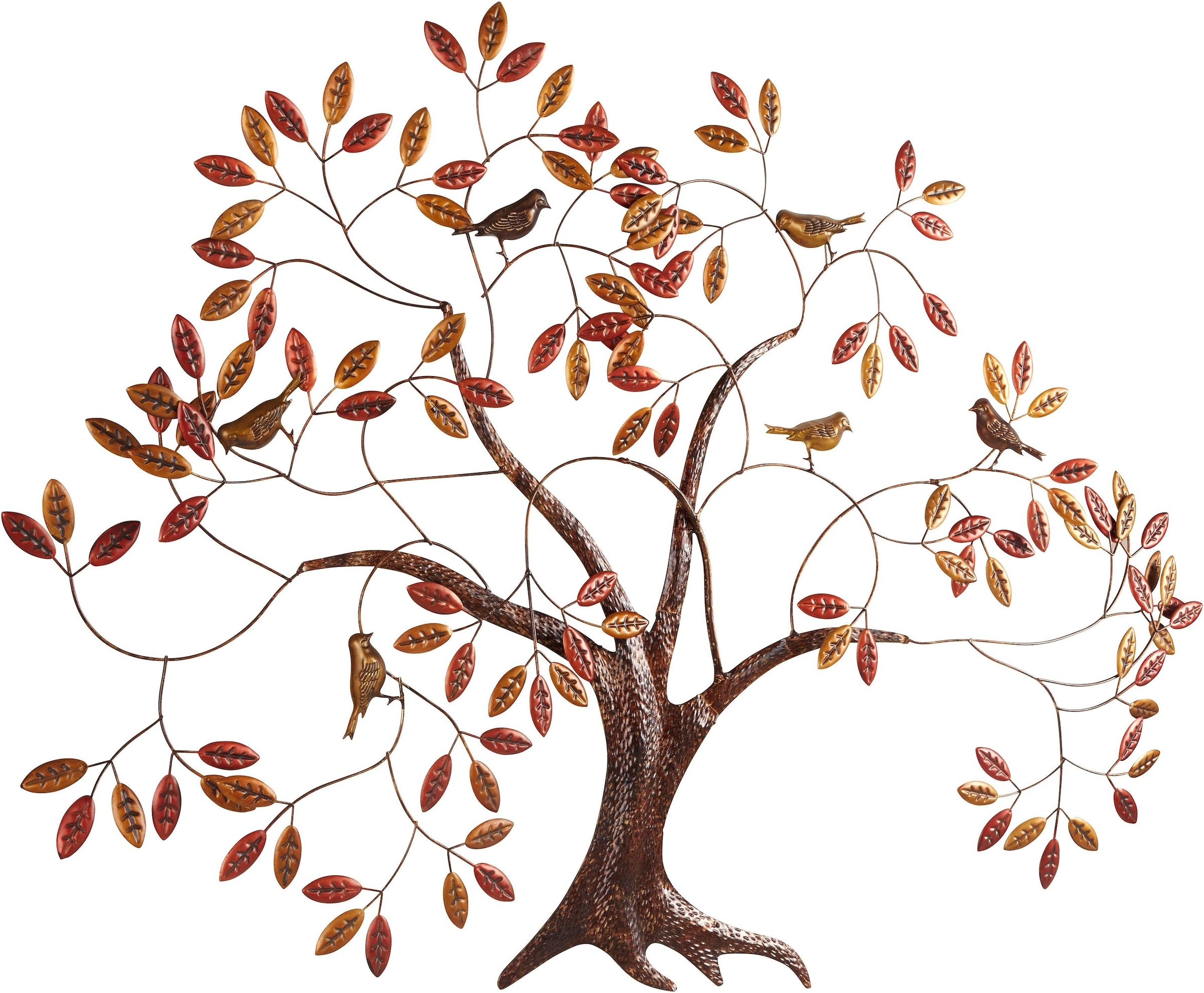 Image of GOODproduct Wanddekoobjekt "Baum, 121x87cm" grosse Wanddeko, Wanddekoration, aus Metall, Wohnzimmer