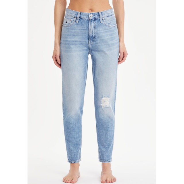 Calvin Klein Jeans Mom-Jeans »MOM JEAN«, mit Calvin klein Logostickerei  hinten am Bund Acheter confortablement