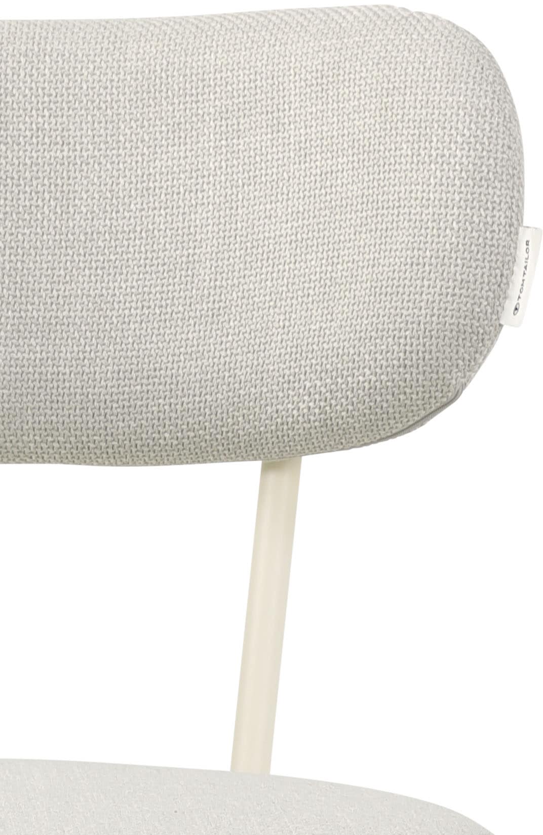 TOM TAILOR HOME 4-Fussstuhl »SOFT PAD CHAIR«, (Set), 2 St., Webstoff, Esszimmerstuhl, 4-Fussgestell, mit Rückenausschnitt