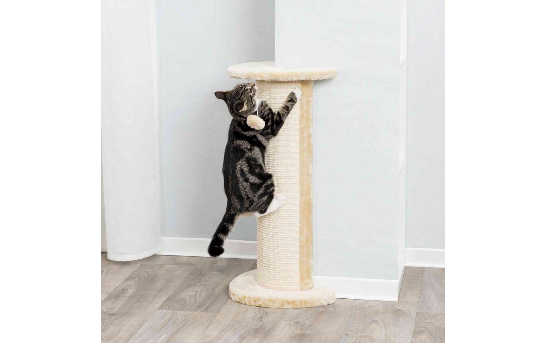 TRIXIE Kratzbaum »Lorca Eckkratzbrett, Sisal, Plüsch, 37 x 27 x 75 cm« 75 cm hoch