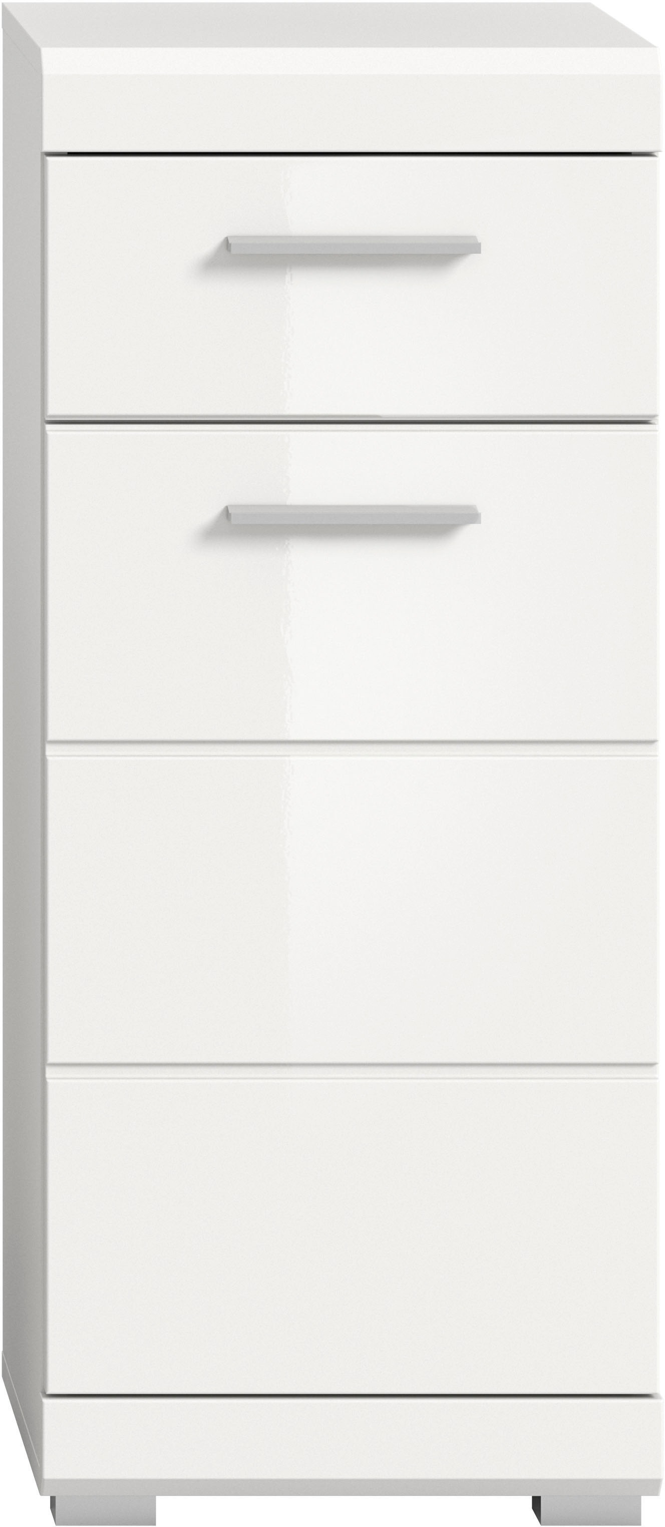 welltime Unterschrank »SIENA, Breite 37cm, 1 Tür, 1 Schubkasten, 2 Fächer, MDF-Front« TOPSELLER!, 1 Stk. tlg. in verschiedenen Farben erhältlich, Badmöbel, Badschrank, Kommode, Bad