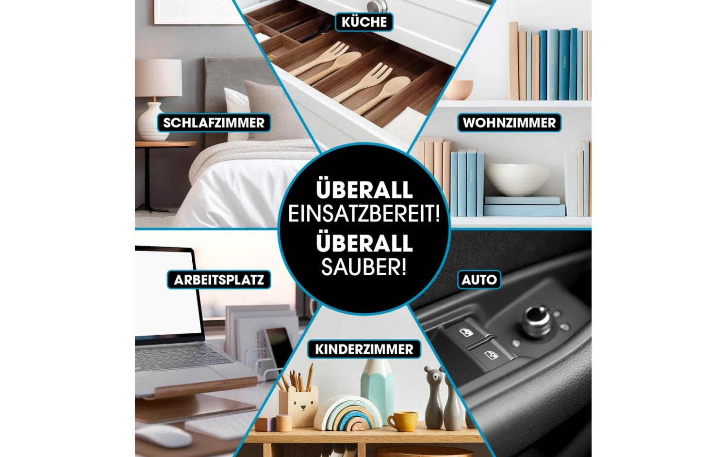 CLEANmaxx Aspirateur à main sans fil »CLEANmaxx Akku-Handsauger 16535 Dunkelblau«
