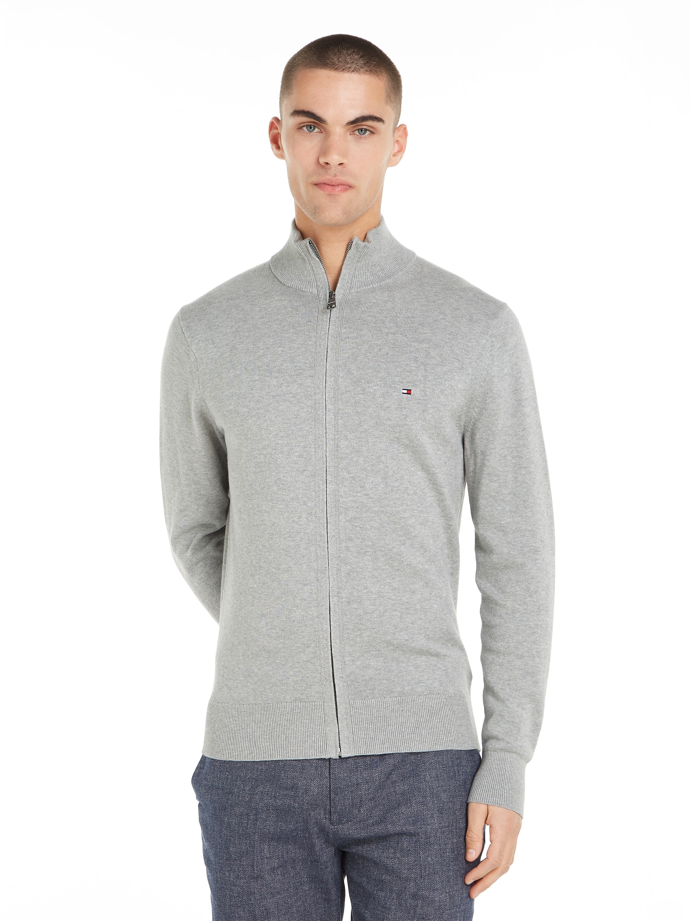 Cardigan »PIMA ORG CTN CASHMERE ZIP THRU«