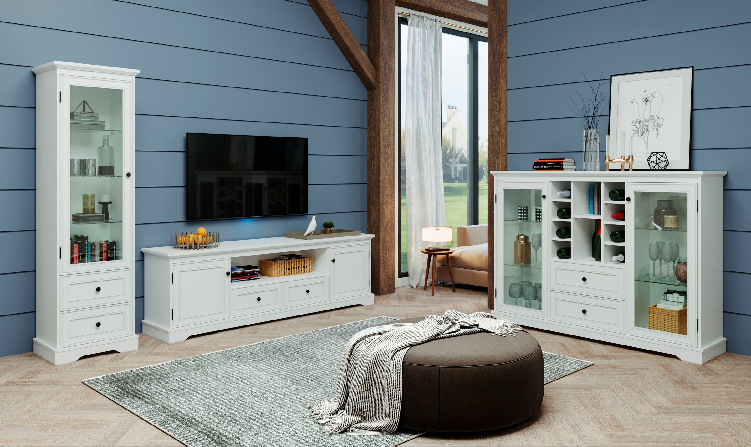 Image of Home affaire Lowboard »Bigge«, Lowboard "Bigge", Breite 200 cm bei Ackermann Versand Schweiz