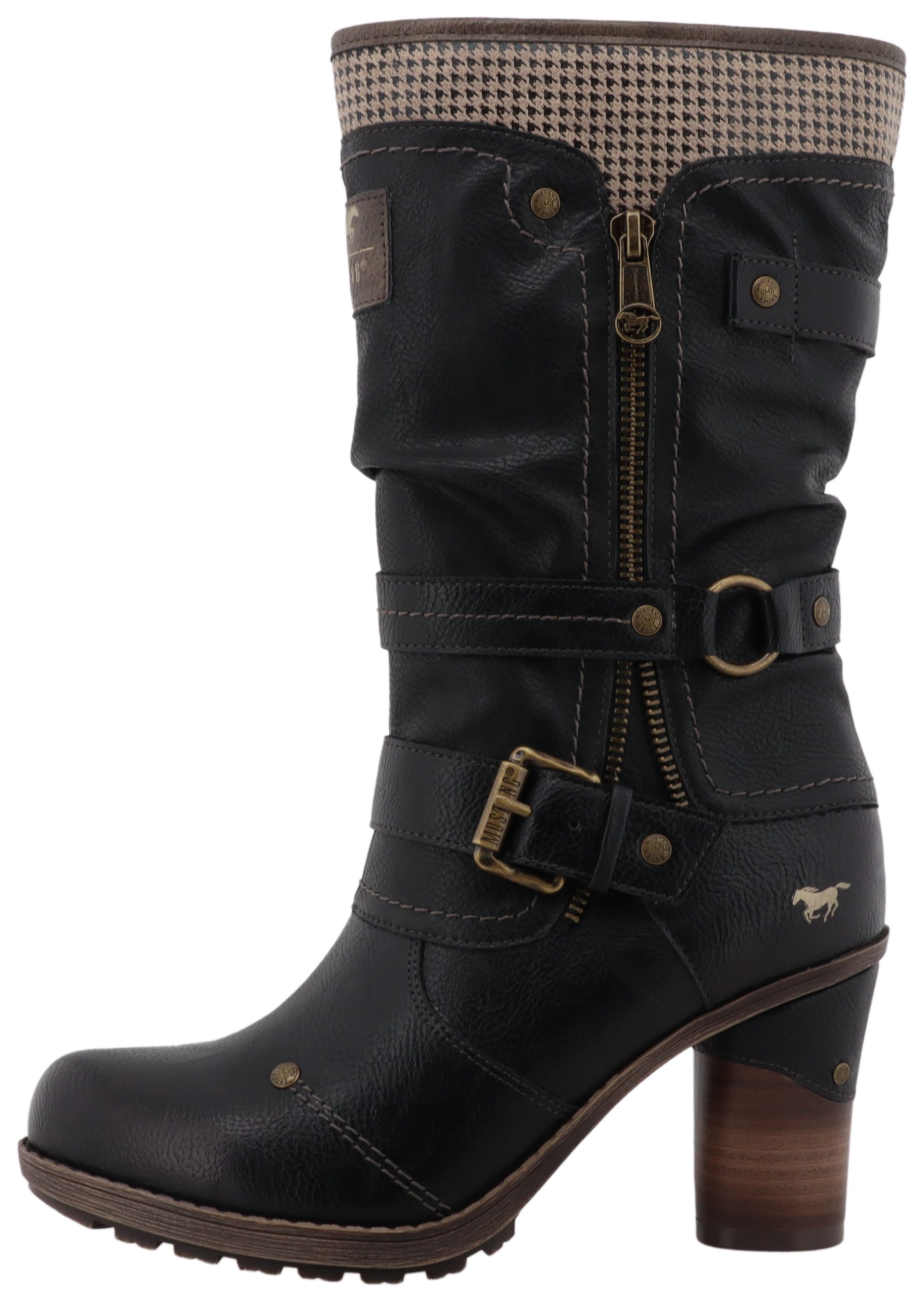 Mustang Shoes Bottes d'hiver »Palma«  bottes courtes, bottes d'hiver avec doublure textile chaude