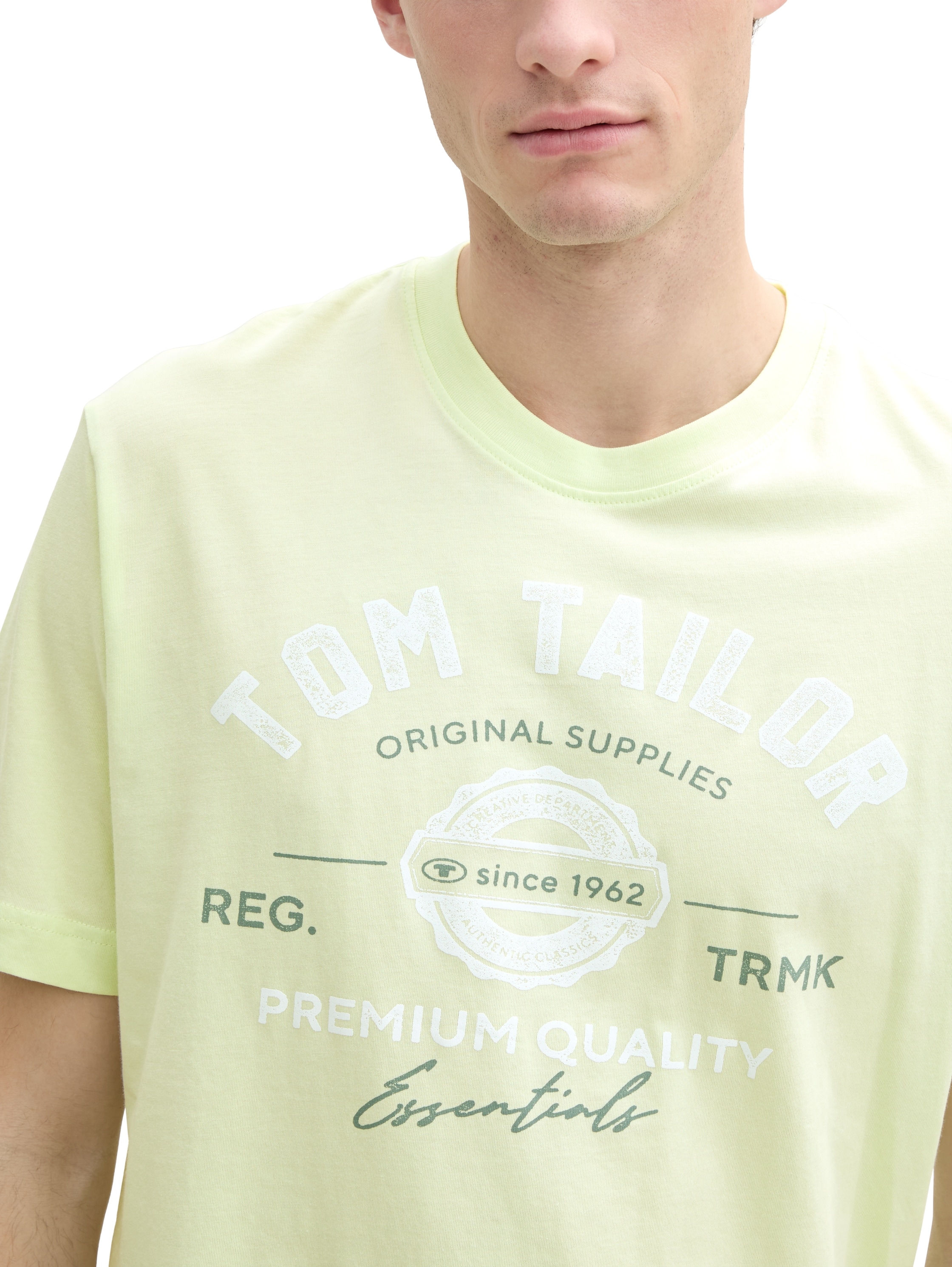 TOM TAILOR T-Shirt, mit grossem Logofrontprint