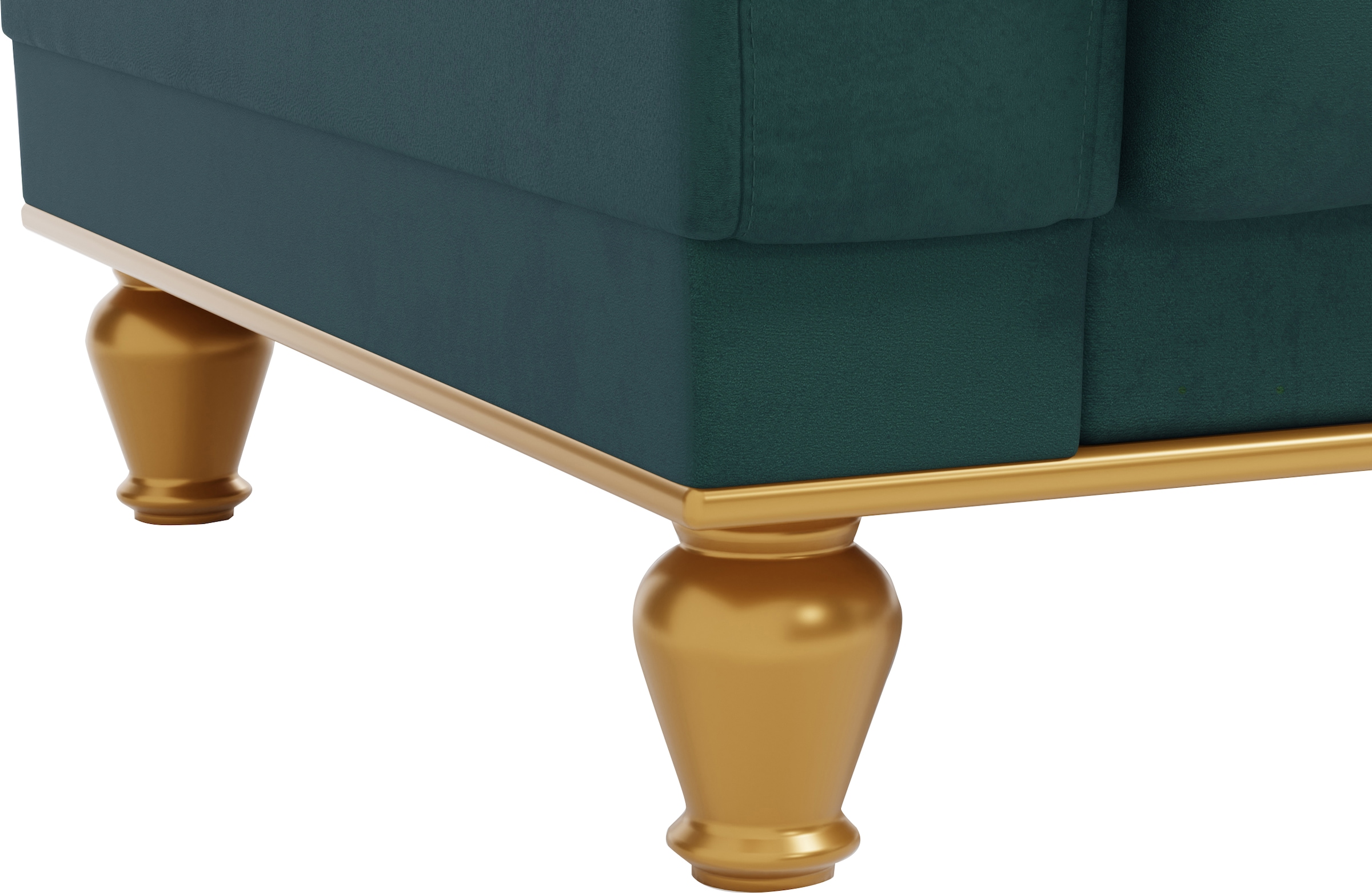 sit&more 2-Sitzer »Orient 5« Rückenkissen mit Strass-Stein, goldfarbene Applikationen