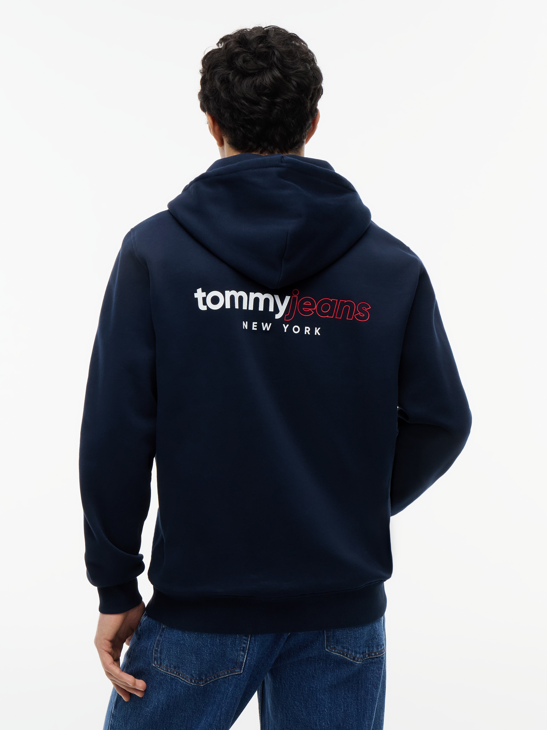 Tommy Jeans Kapuzensweatjacke »TJM REGULAR DNA BACKPRINT FULLZIP«