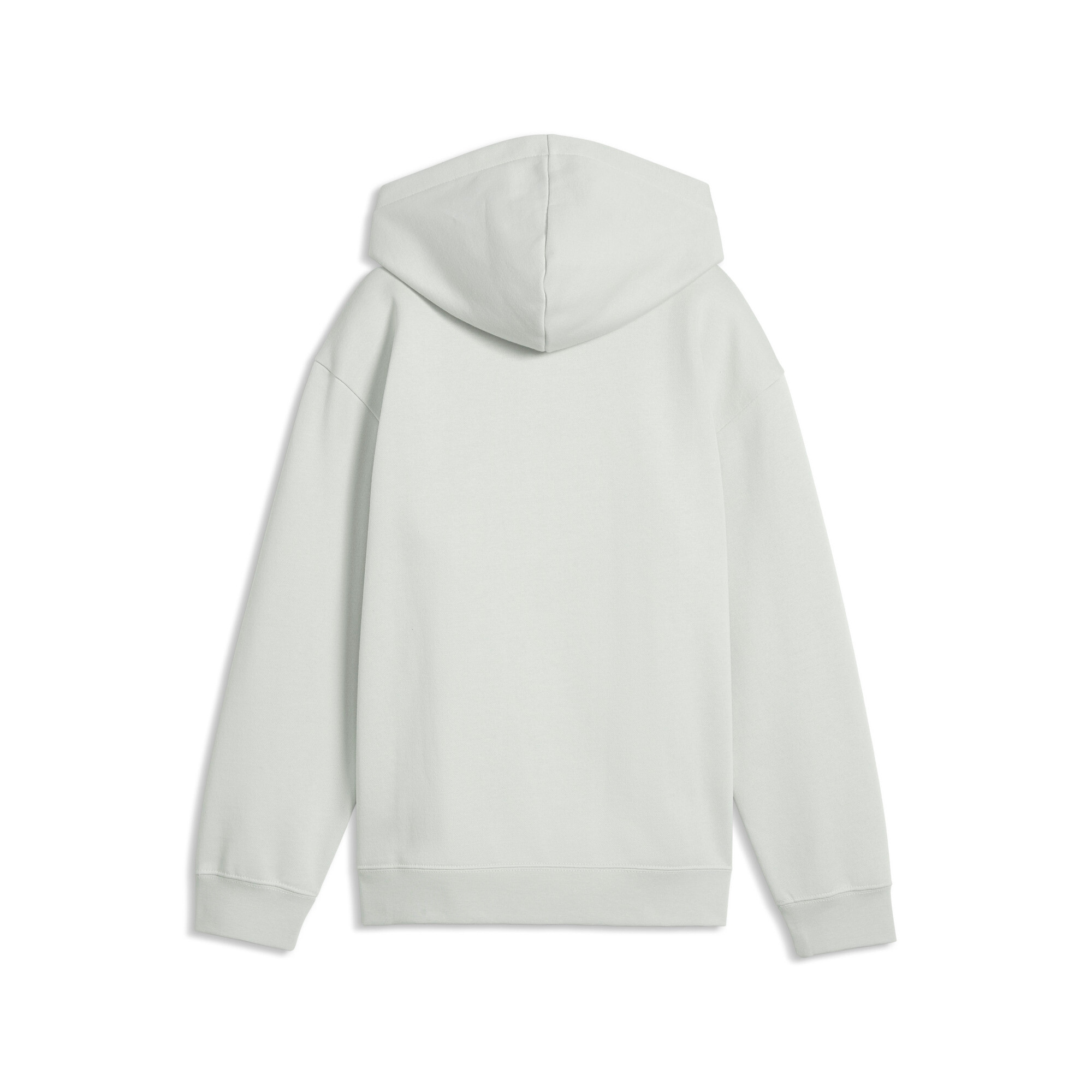 PUMA Kapuzensweatshirt »ESS CENTERED CAT LOGO RELAXED HOODIE FL G«, mit Kapuze, mit angesetztem Bündchen
