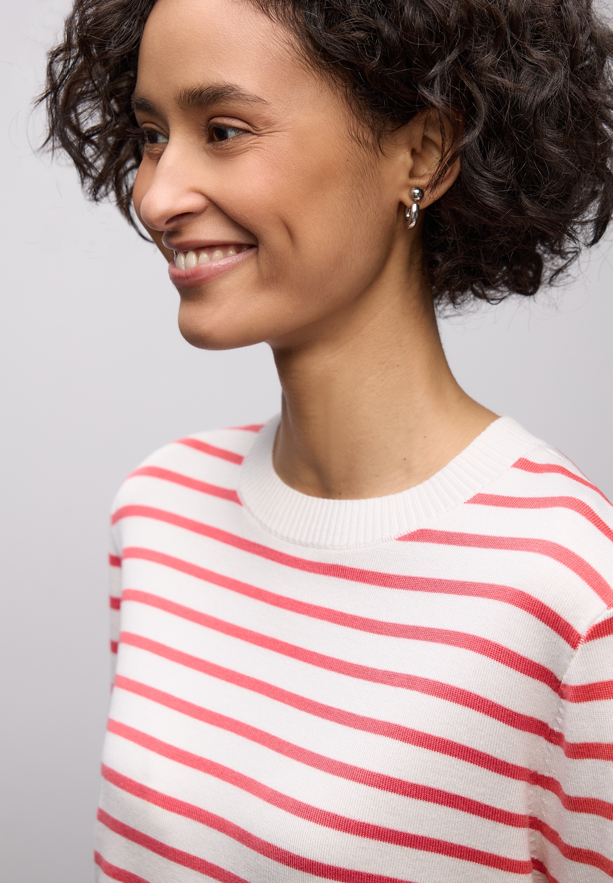 STREET ONE Pull en tricot im Streifen-Design