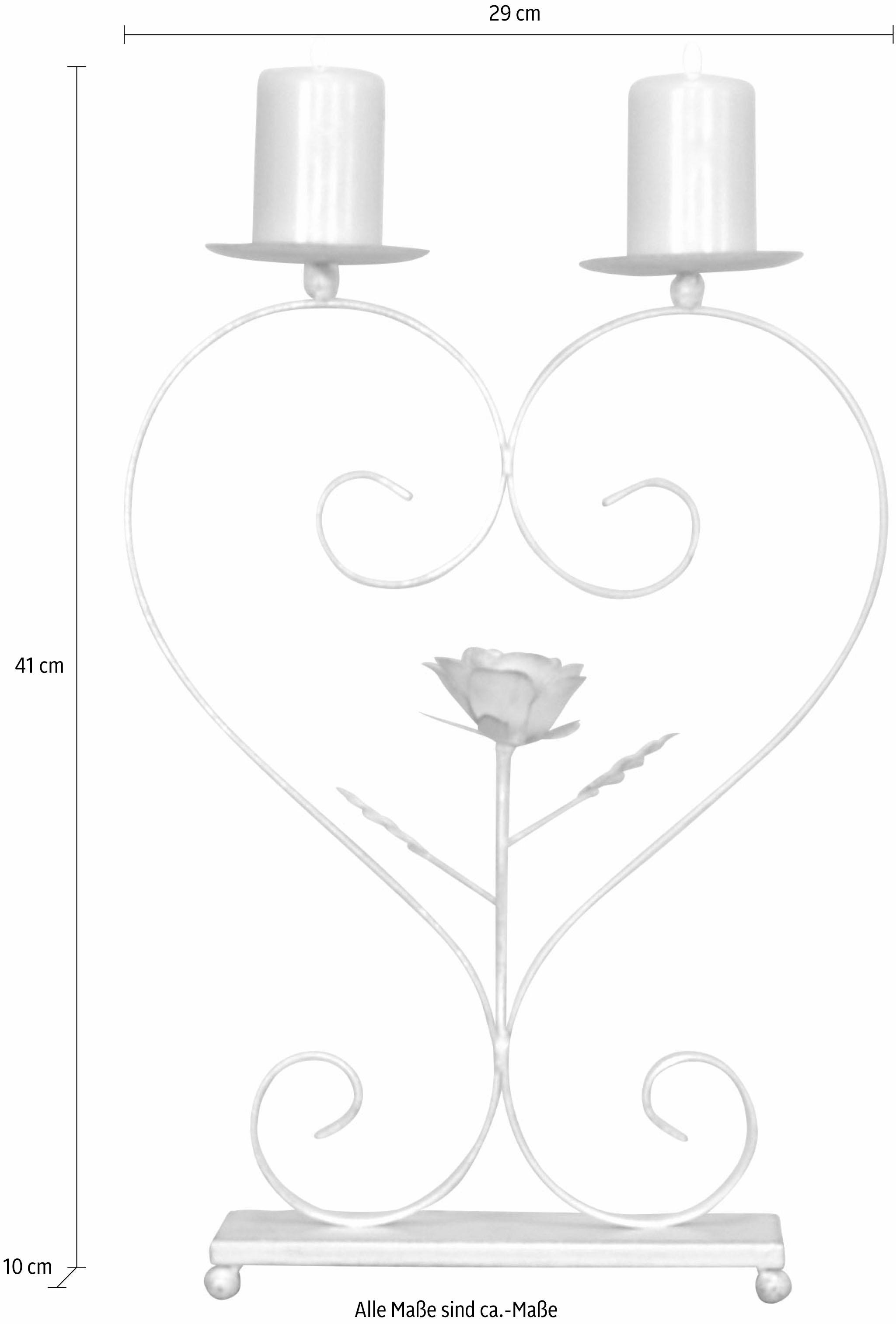 cm auf versandkostenfrei ca. ♕ Home aus affaire 41 zwei Höhe Kerzenständer, für Metall, Kerzenhalter, Stumpenkerzen,