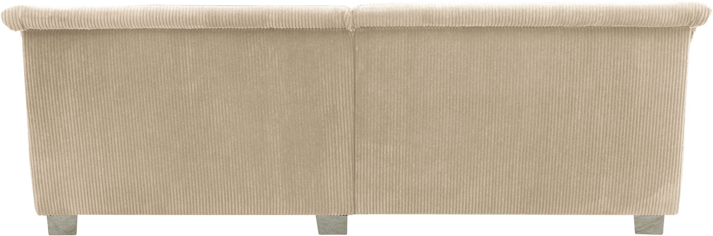 DOMO collection Ecksofa »100031 kompakte Stellmasse, komfortabel und bequem, L-Form«, wahlweise mit Bettfunktion und Armteilverstellung. Breite 234cm
