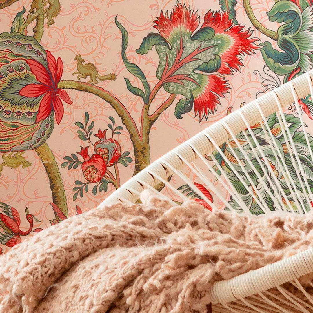 Komar Papier peint intissé »Digitaldruck Vlies -  Fleurs - Grösse 200 x 280 cm« imprimé Wohnzimmer, Schlafzimmer