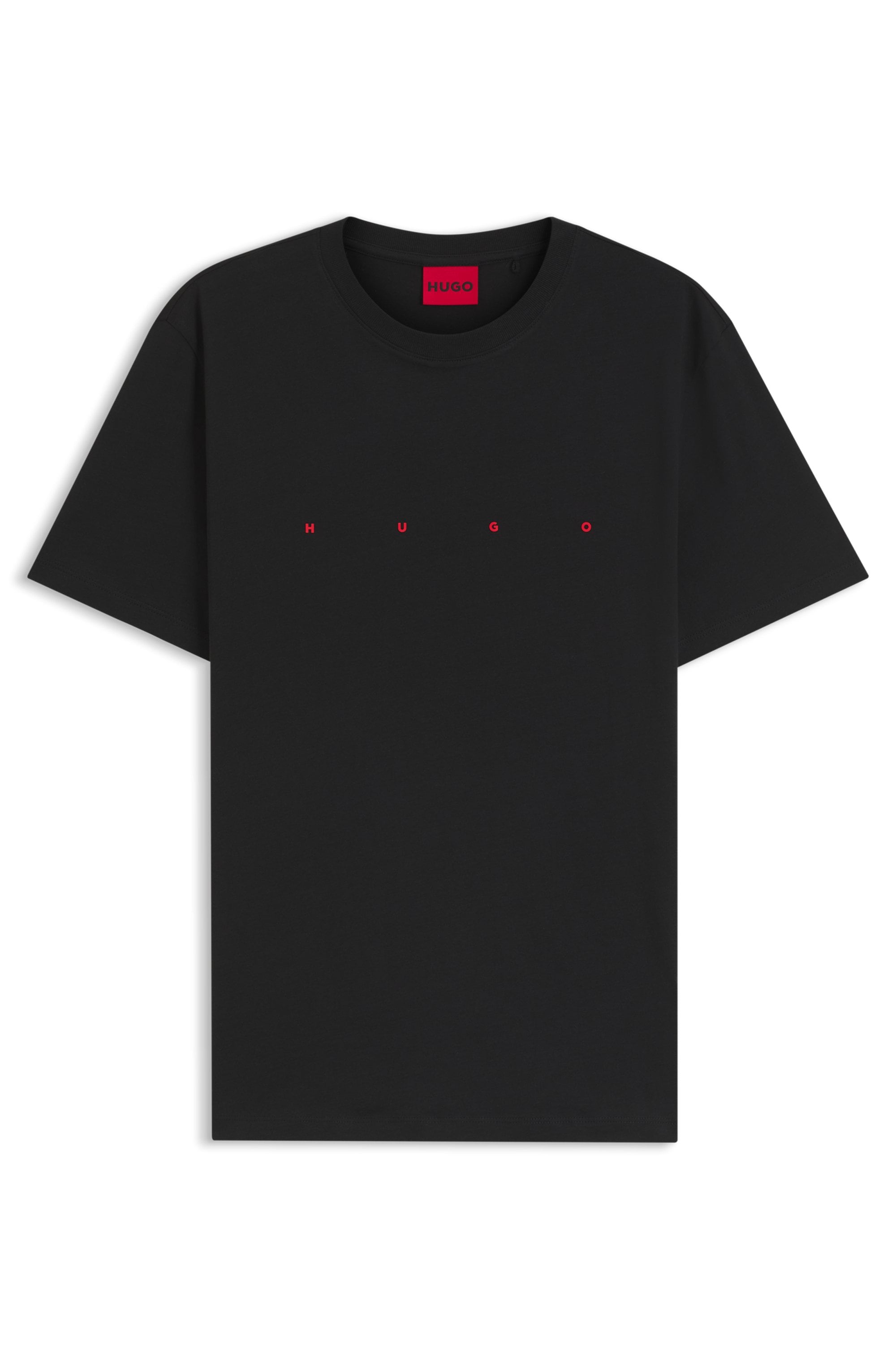 HUGO T-shirt »Dorosi« Rundhalsausschnitt, Regular Fit, Logo-Schriftzug
