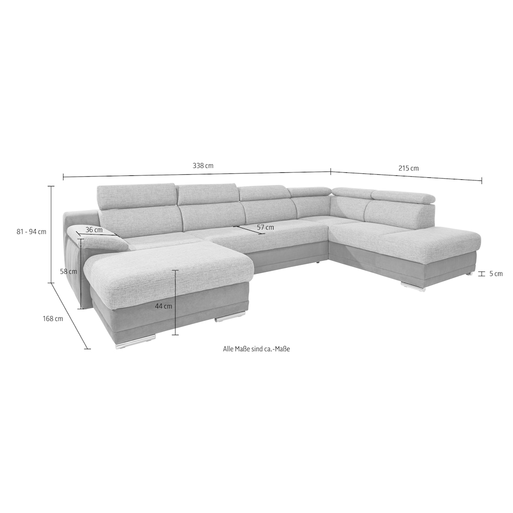 sit&more Wohnlandschaft »Xenia«