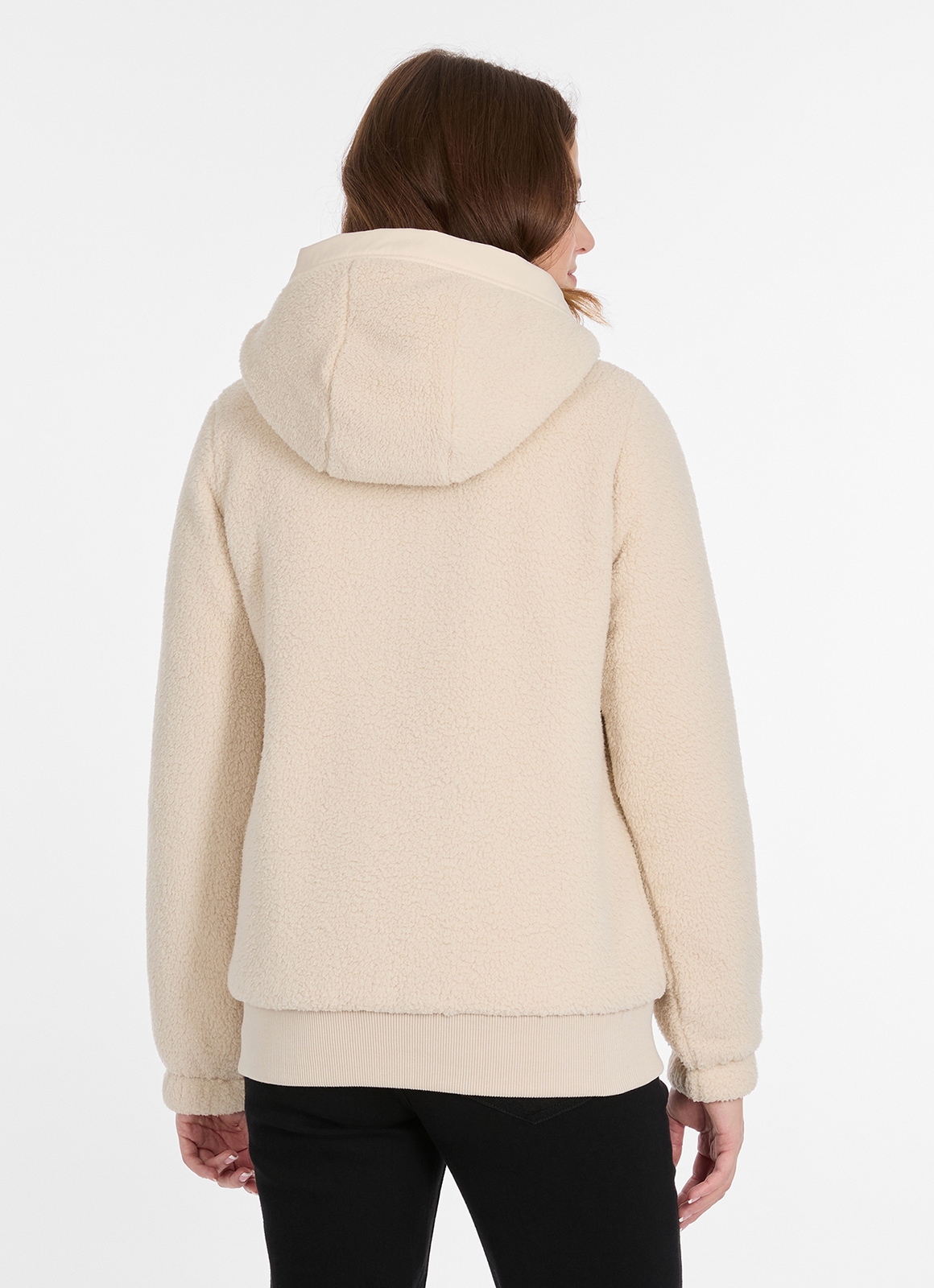Ragwear Veste polaire »COUSY SHORT« avec capuche longueur hanches, avec fermeture éclair, coupe cintrée