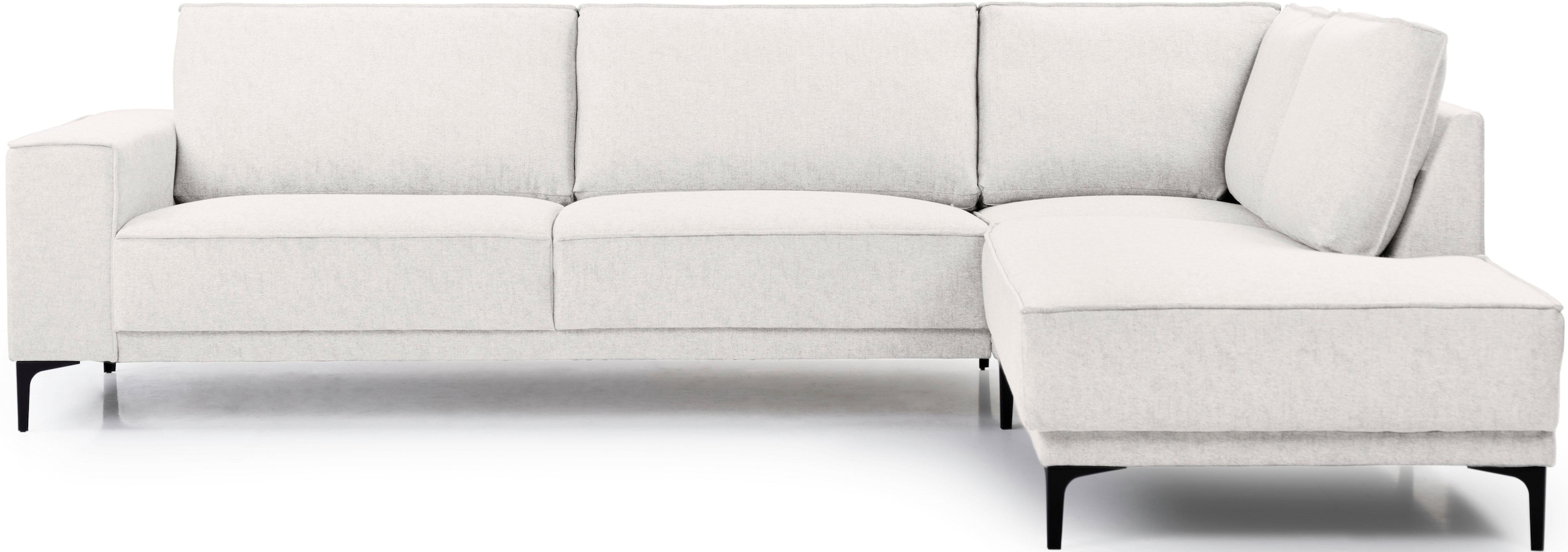 GOODproduct Ecksofa »OLAND L-Form, B: 289 cm, Skandi-Design« Struktur, Flachgewebe, Luxus-Microfaser, Boucle