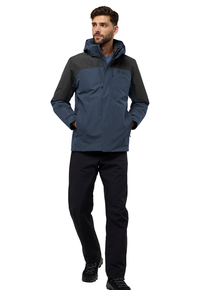 Jack Wolfskin 3-in-1-Funktionsjacke »ROMBERG 3IN1 JKT M« mitKapuze
