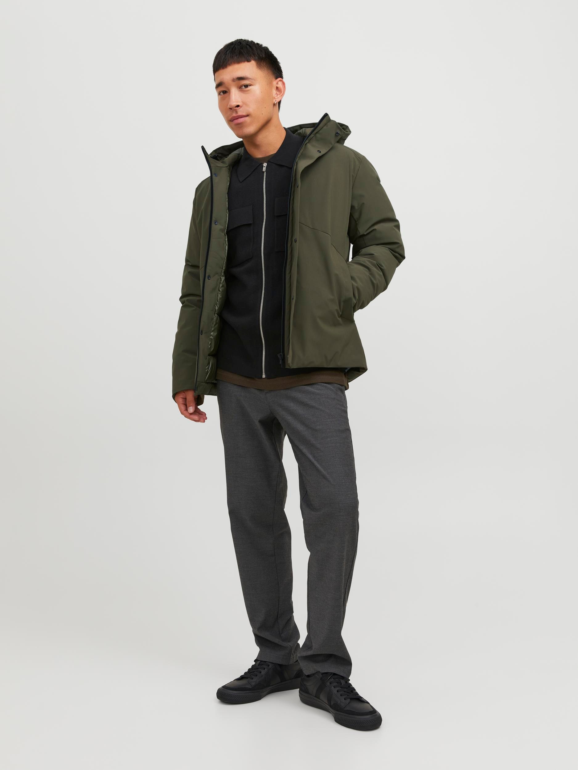 Jack & Jones Kurzjacke »JPRBLAKEEN JACKET SN«, mit Kapuze