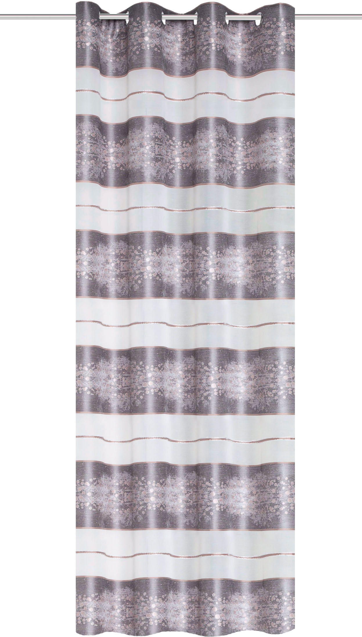 Image of HOME WOHNIDEEN Vorhang »BELISSA«, (1 St.), Ösenschal mit Querstreifen und bei Ackermann Versand Schweiz