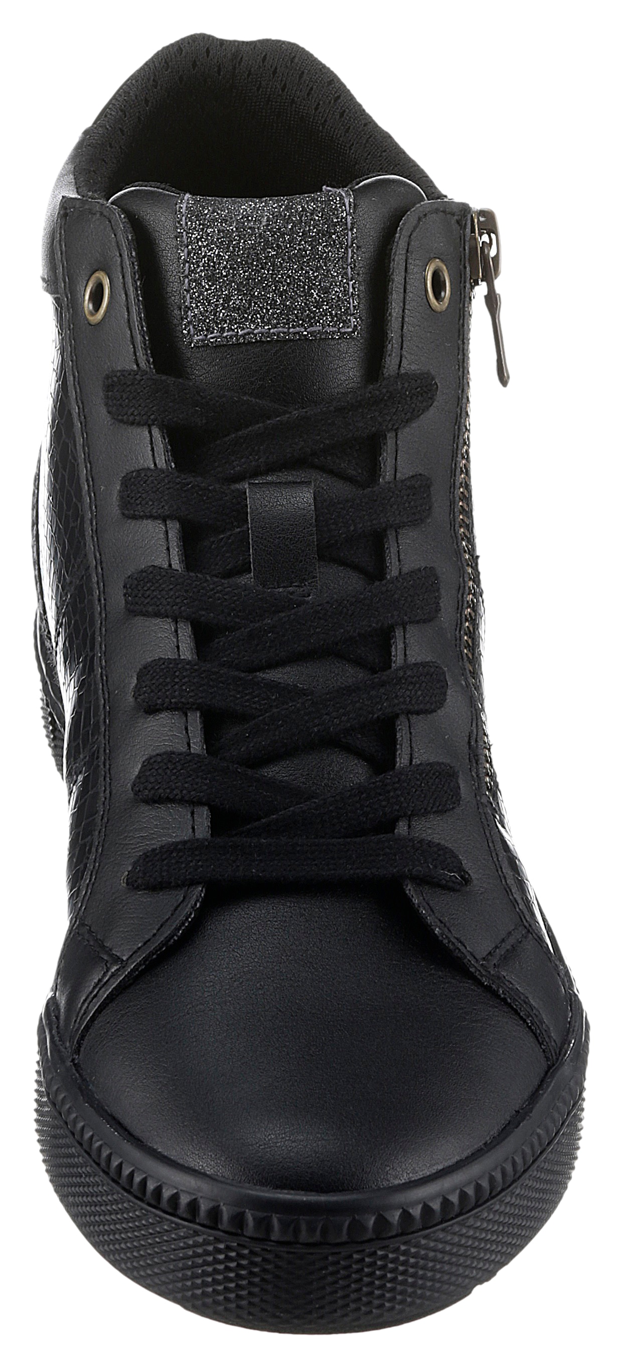 Geox Sneaker »D BLOMIEE B«, High Top Sneaker, Schnürboots, Winterboots mit Reissverschluss