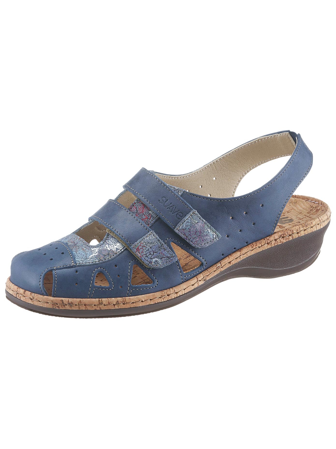 Sandalette mit Kork-Wechselfussbett
