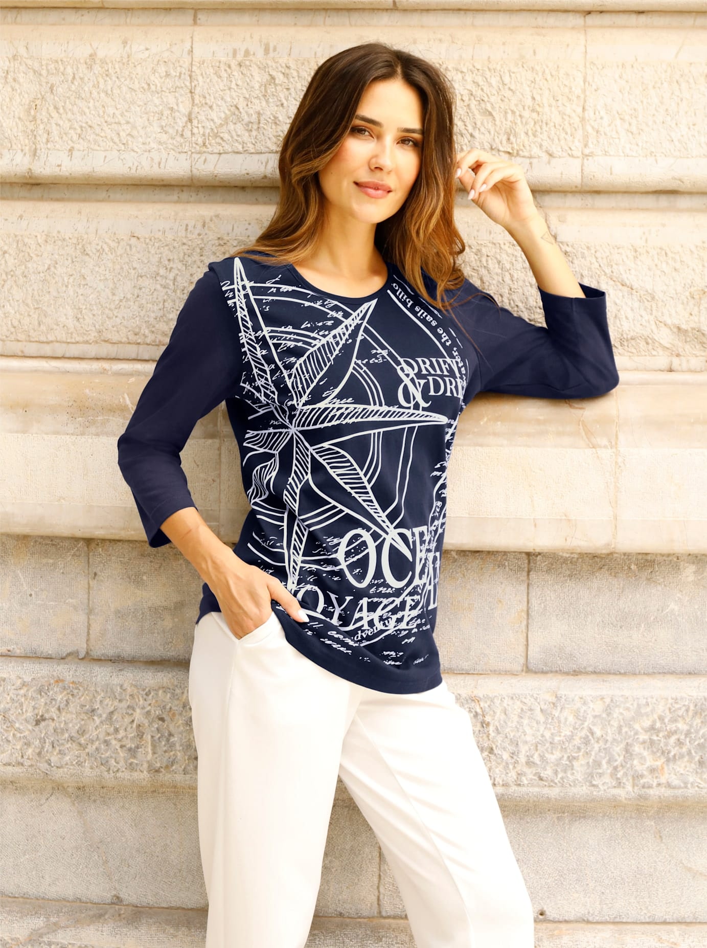 Classic Basics T-shirt à manches 3/4 »Langarm-Shirt« 1 pièces