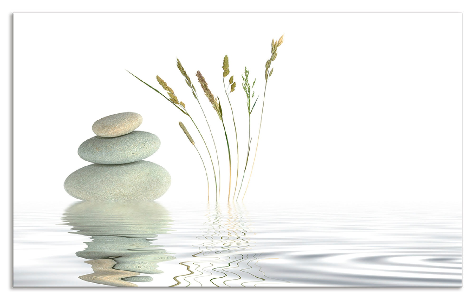 Image of Artland Küchenrückwand »Zen Friede«, (1 tlg.), selbstklebend in vielen Grössen - Spritzschutz Küche hinter Herd u. Spüle als Wandschutz vor Fett, Wasser u. Schmutz - Rückwand, Wandverkleidung aus Alu bei Ackermann Versand Schweiz